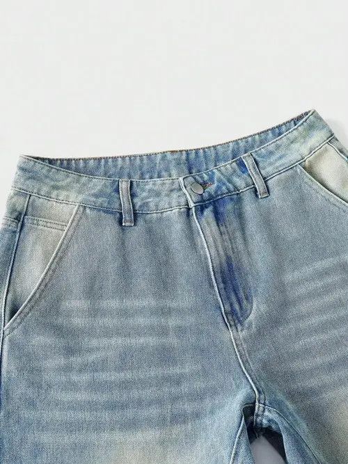 Jean × Vintage Washed Y2K baggy skate 90s denim jeans Size US 31 - 2 Thumbnail