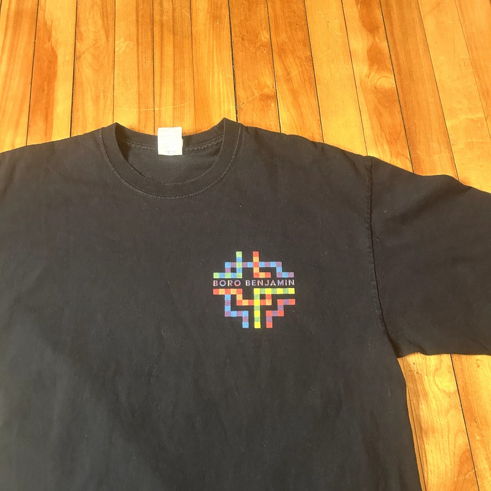 Vintage Modern Boro Benjamin Black T-Shirt XL Size US XL / EU 56 / 4 - 4 Thumbnail