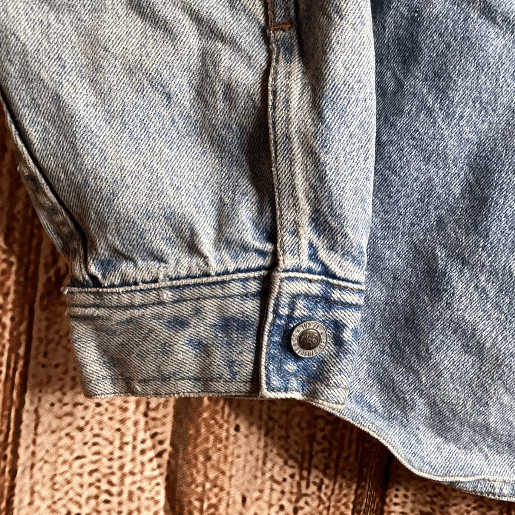 Levi's VINTAGE Levi's Silver Tab Men's L Blue Denim Jacket Snap Jacket Size US L / EU 52-54 / 3 - 4 Thumbnail