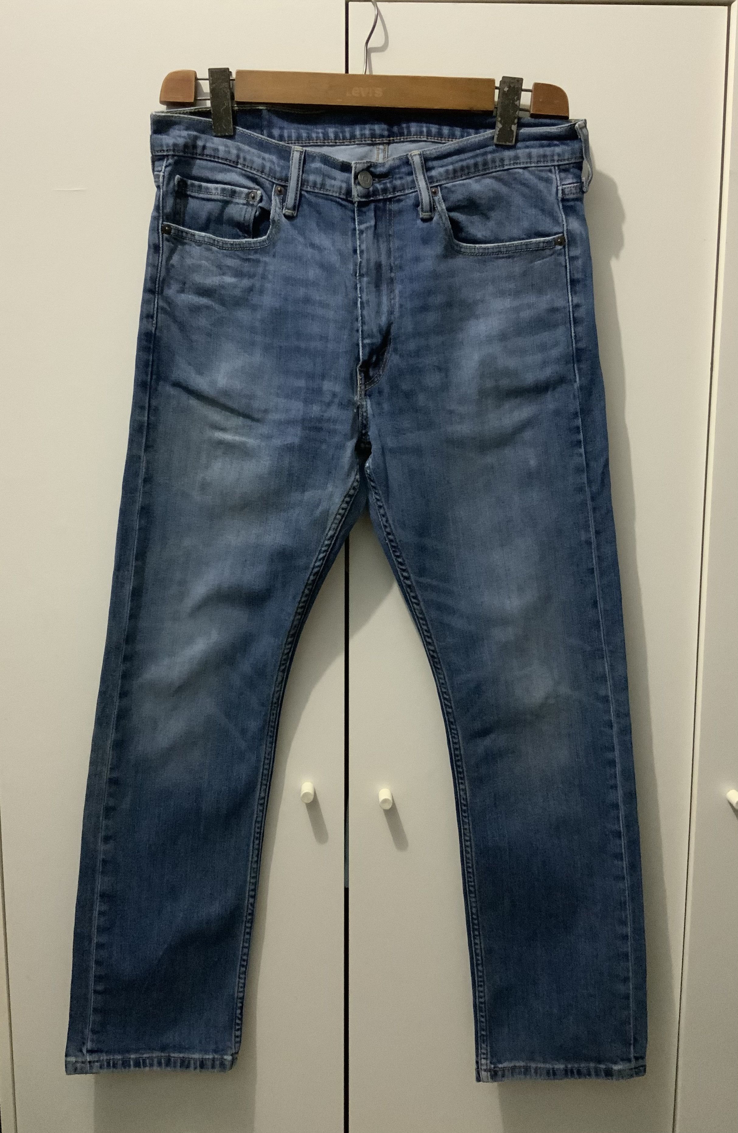 Levi's Levis 513 Acid Light Wash Jeans Size US 34 / EU 50 - 1 Thumbnail
