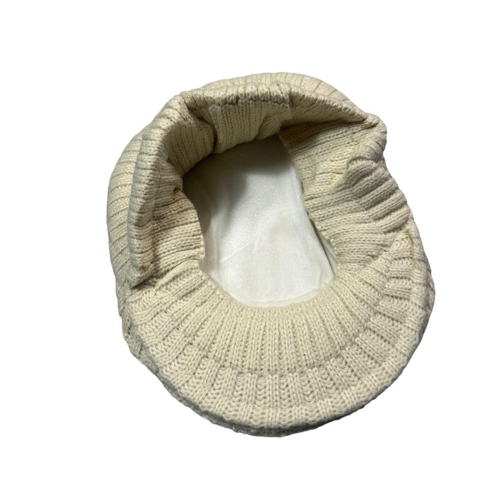 Other NWT New Teqihat Winter Warm Knit Beige Hat Cap Size ONE SIZE - 4 Thumbnail