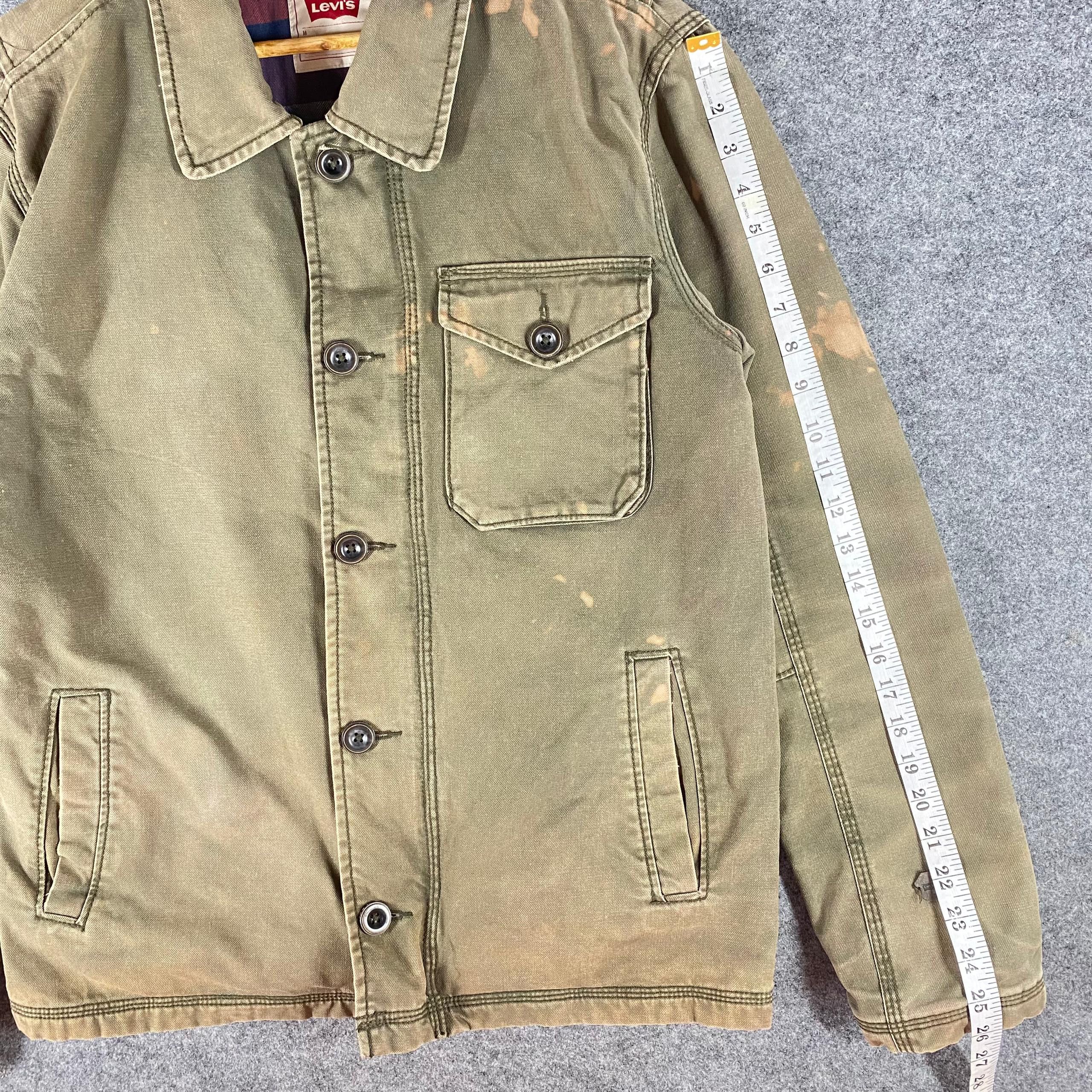 Levi's Vintage Clothing Vintage Levis Workwear Distressed Jacket Size US M / EU 48-50 / 2 - 7 Thumbnail