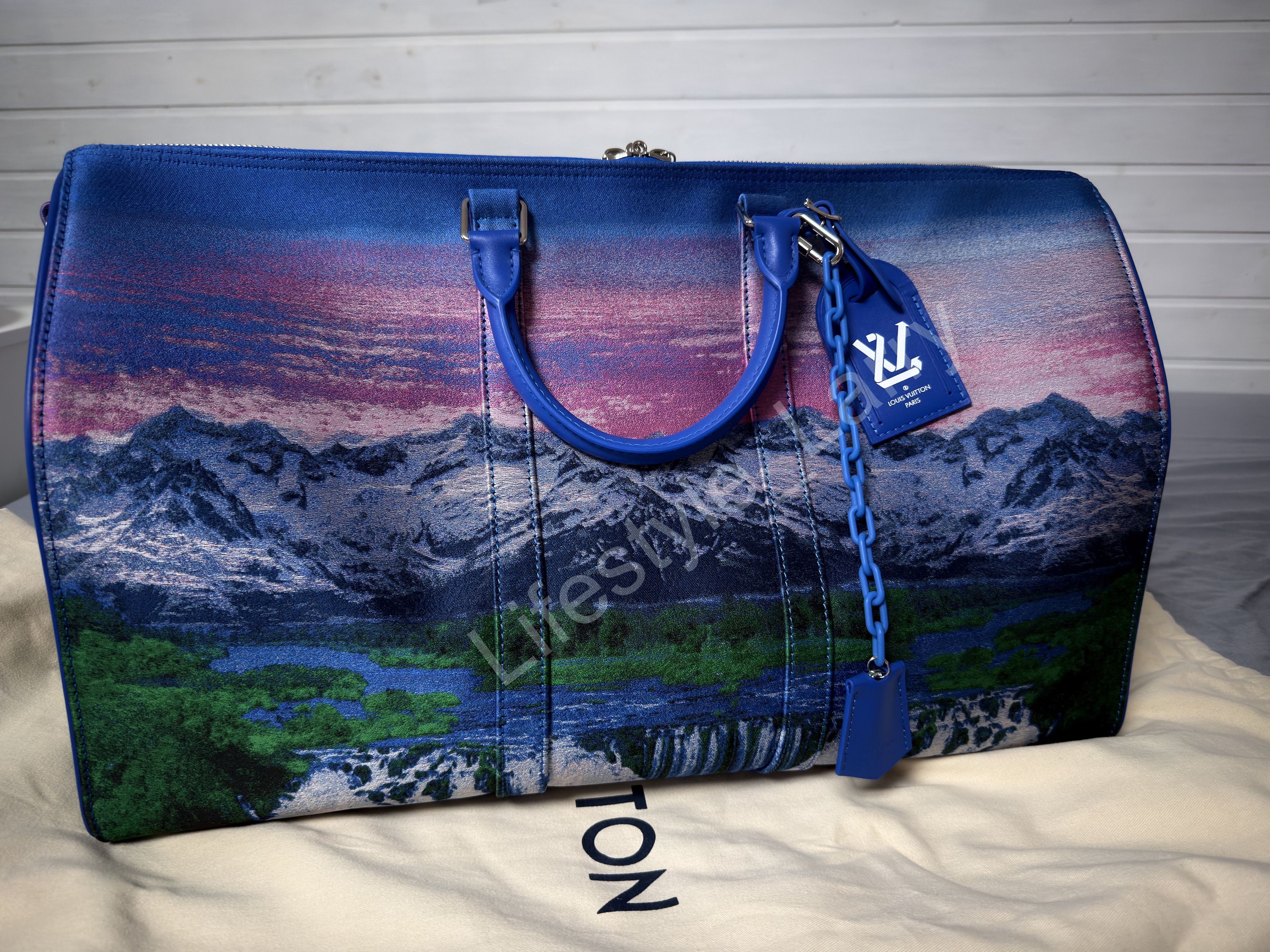 Louis Vuitton Louis Vuitton SS22 Landscape Keepall 50B Virgil Abloh M59676 Size ONE SIZE - 2 Thumbnail
