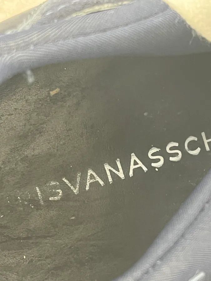 Kris Van Assche Kris Van Assche Navy & White Megalaced Sneakers Size US 9 / EU 42 - 10 Thumbnail