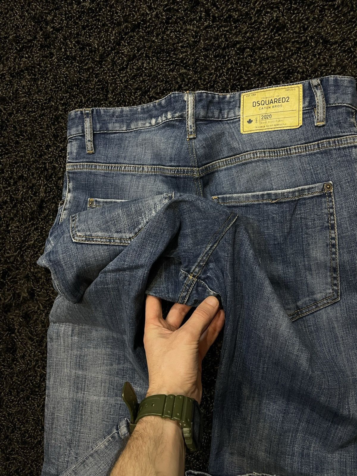 Dsquared2 Dsquared luxury distressed jeans baggy Y2K Size US 36 / EU 52 - 9 Thumbnail