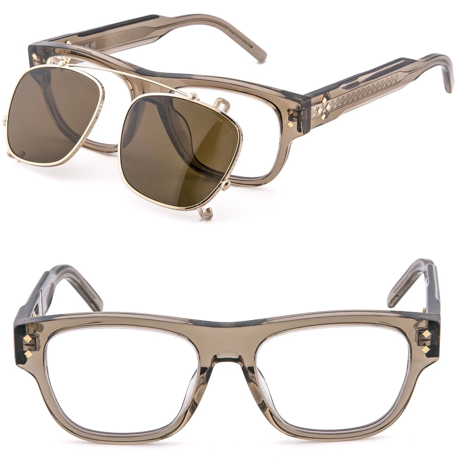 Christian Dior Monsieur CHRISTIAN DIOR CD DIAMONDO S10I Brown Sunglasses DM40158I Size ONE SIZE - 1 Thumbnail