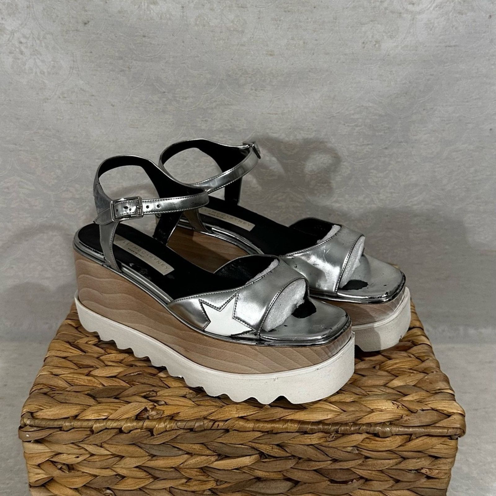 Stella McCartney Stella McCartney Elyse Star Platform Sandals Size 36.5 Size US 5.5 / IT 35.5 - 7 Thumbnail