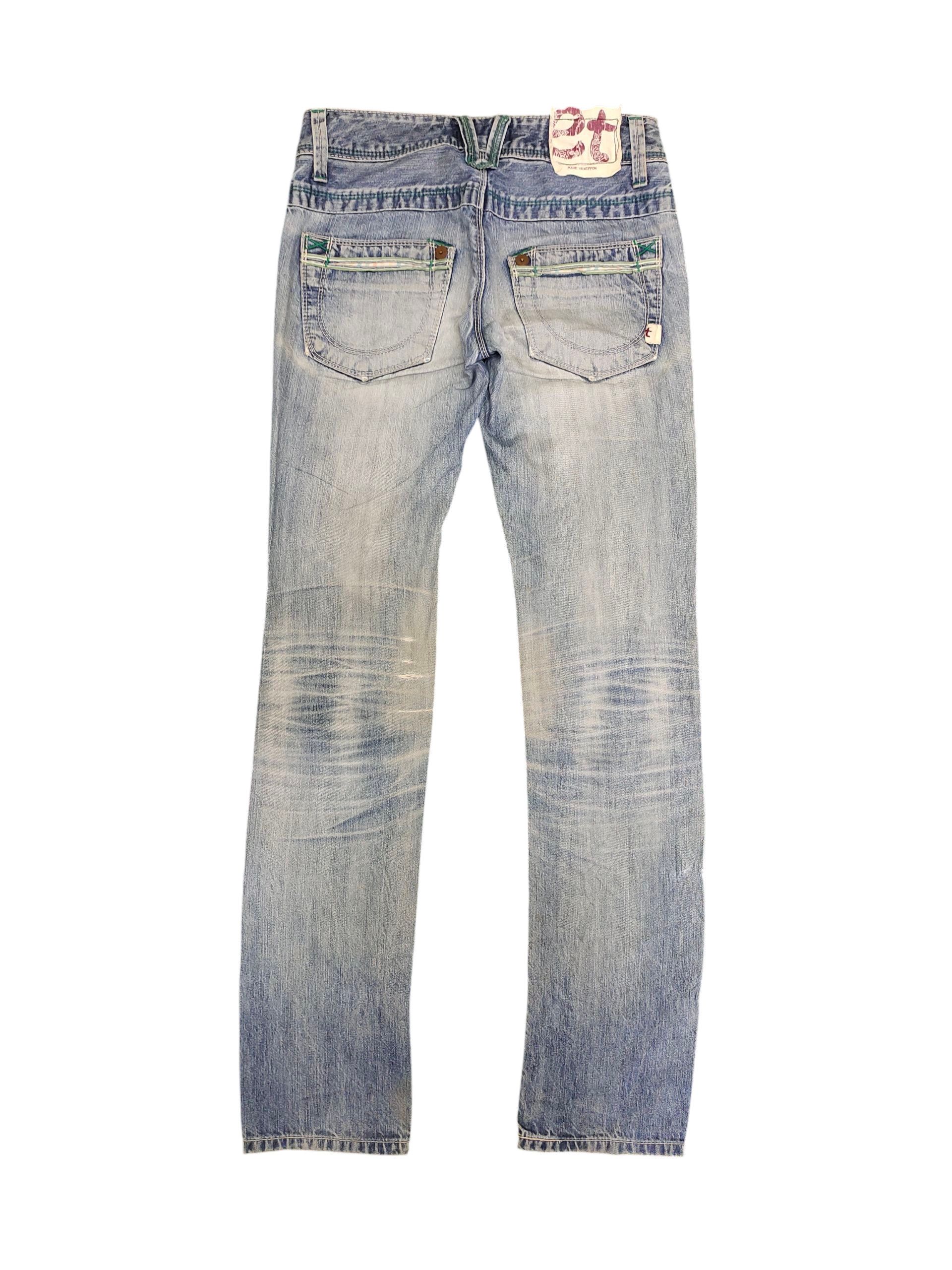 Comme des Garcons × Undercover Et Boite Japan Clawmark Distress Faded Denim Jeans Size US 28 / EU 44 - 8 Thumbnail