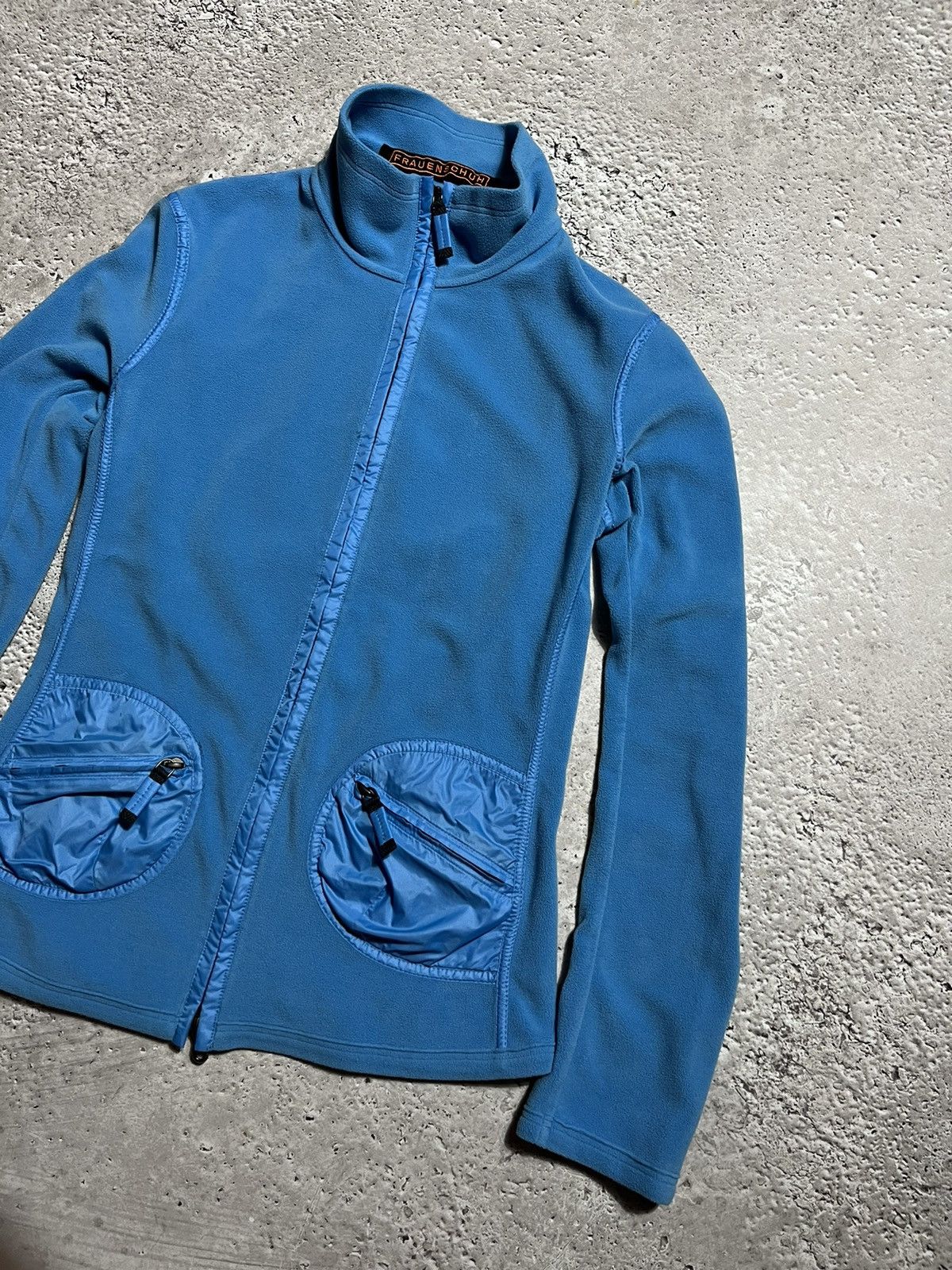 Frauenschuh Frauenschuh Neylon Pocket Zip Fleece Sweatshirt Jacket Size M / US 6-8 / IT 42-44 - 2 Thumbnail
