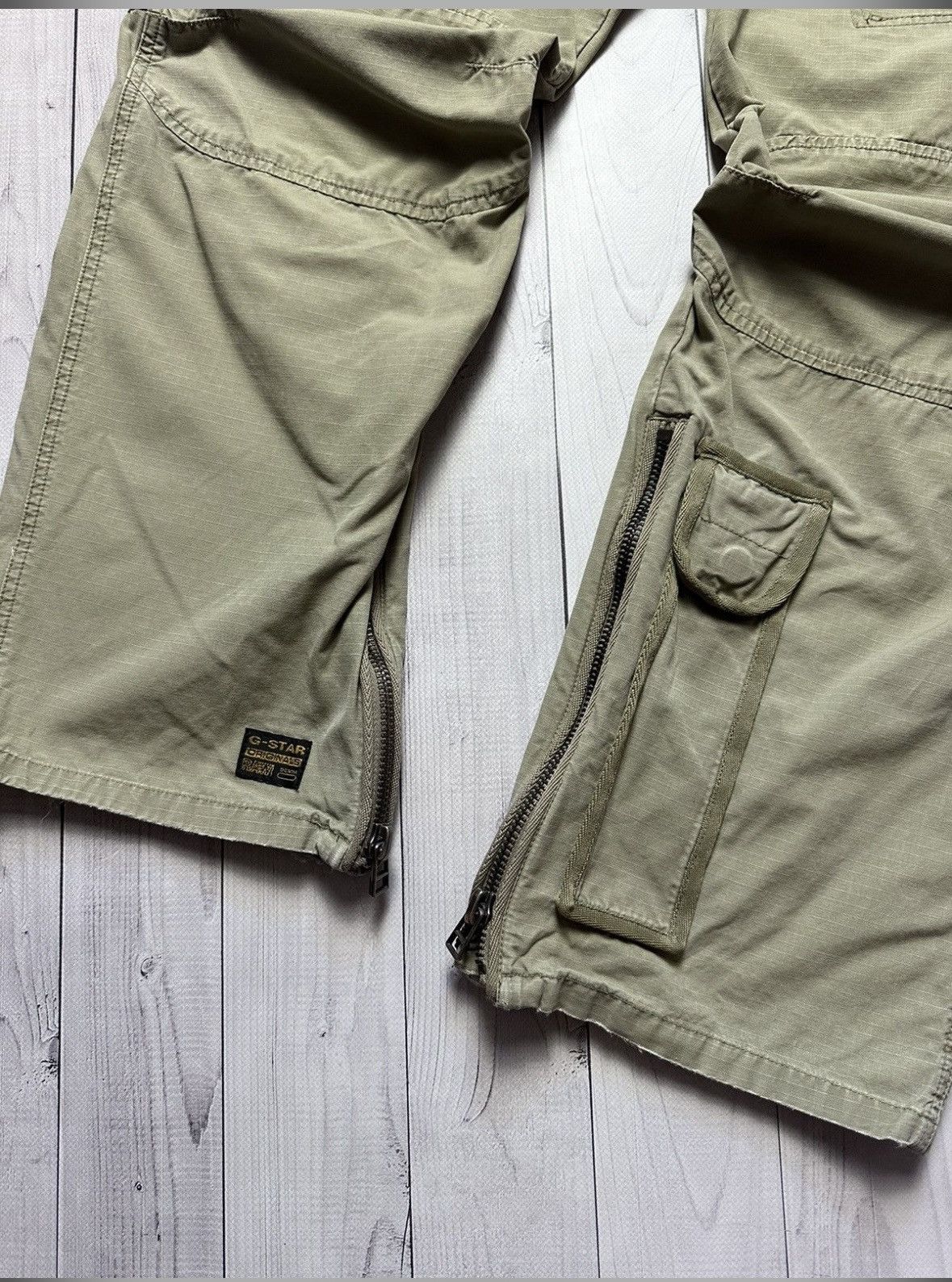 G-Star × Vintage Vintage G-Star Raw cargo pants Army pocket rare size 33 Size US 33 - 4 Thumbnail