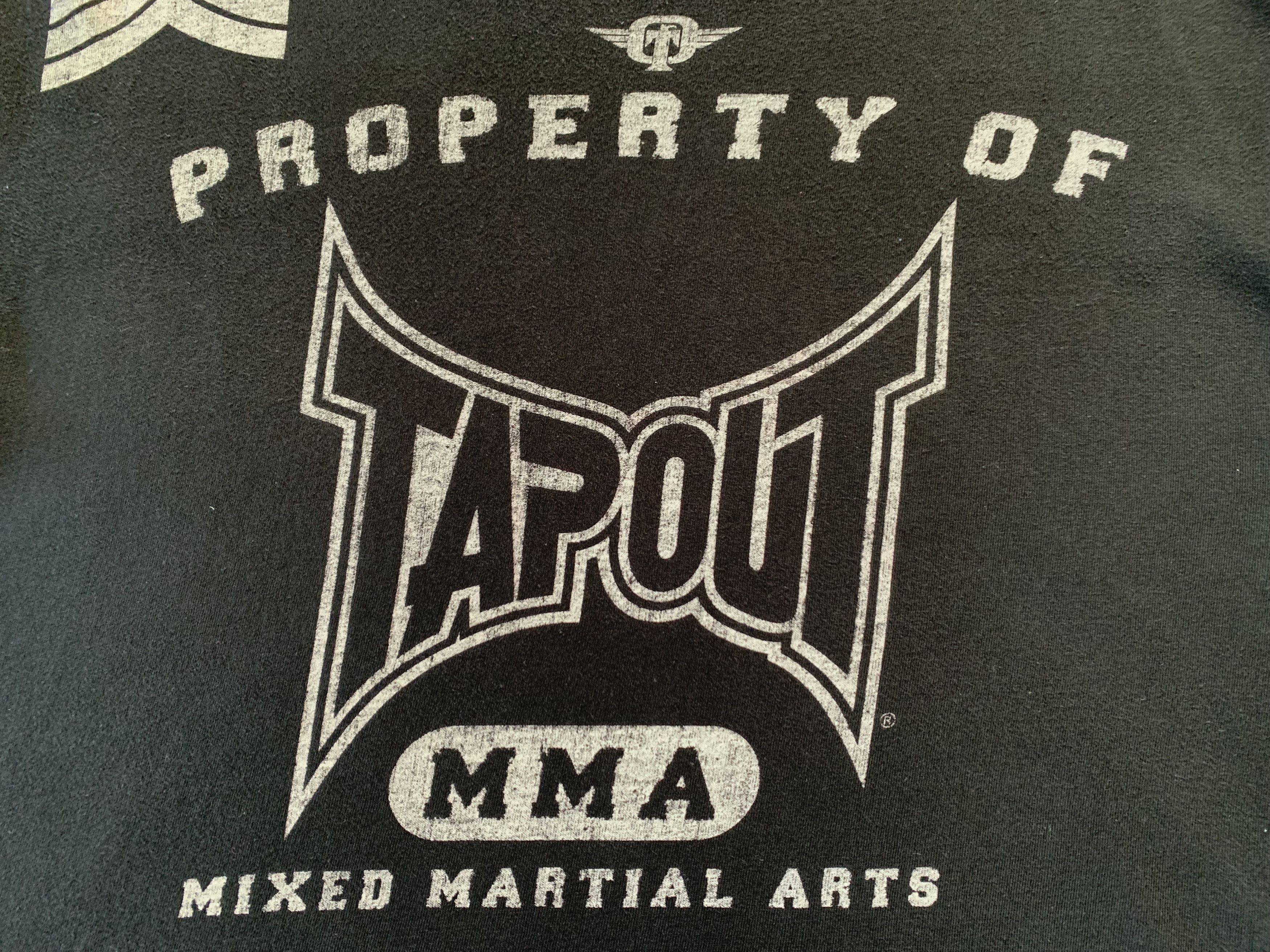 Tapout × Vintage Rare Tapout Vintage Overprint T Shirt Size US L / EU 52-54 / 3 - 6 Thumbnail