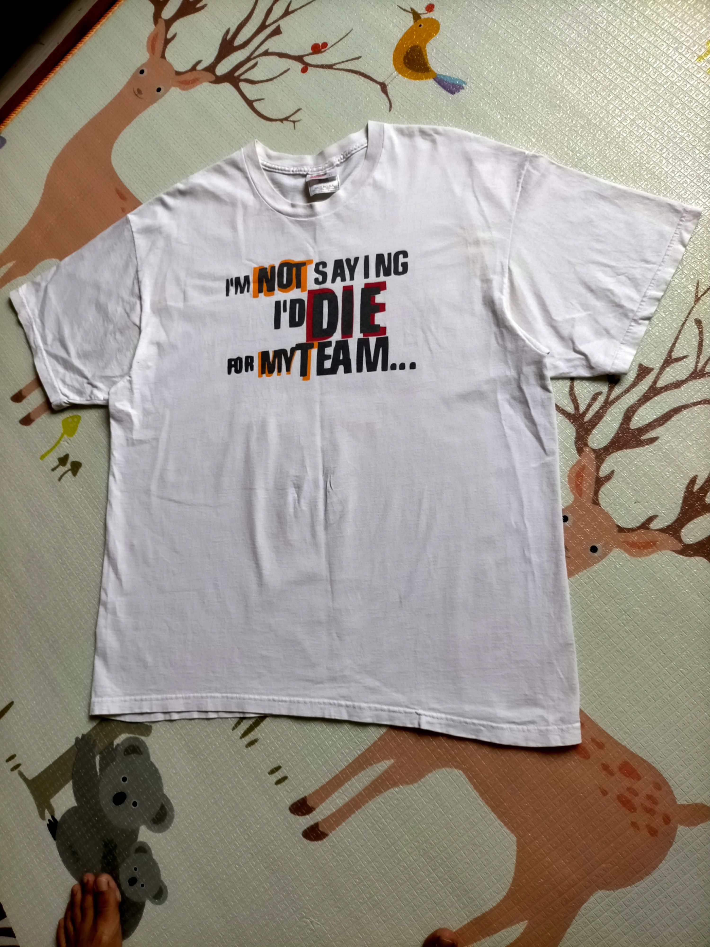 Nike Vintage 90s Nike Made in usa white tee Size US L / EU 52-54 / 3 - 5 Thumbnail