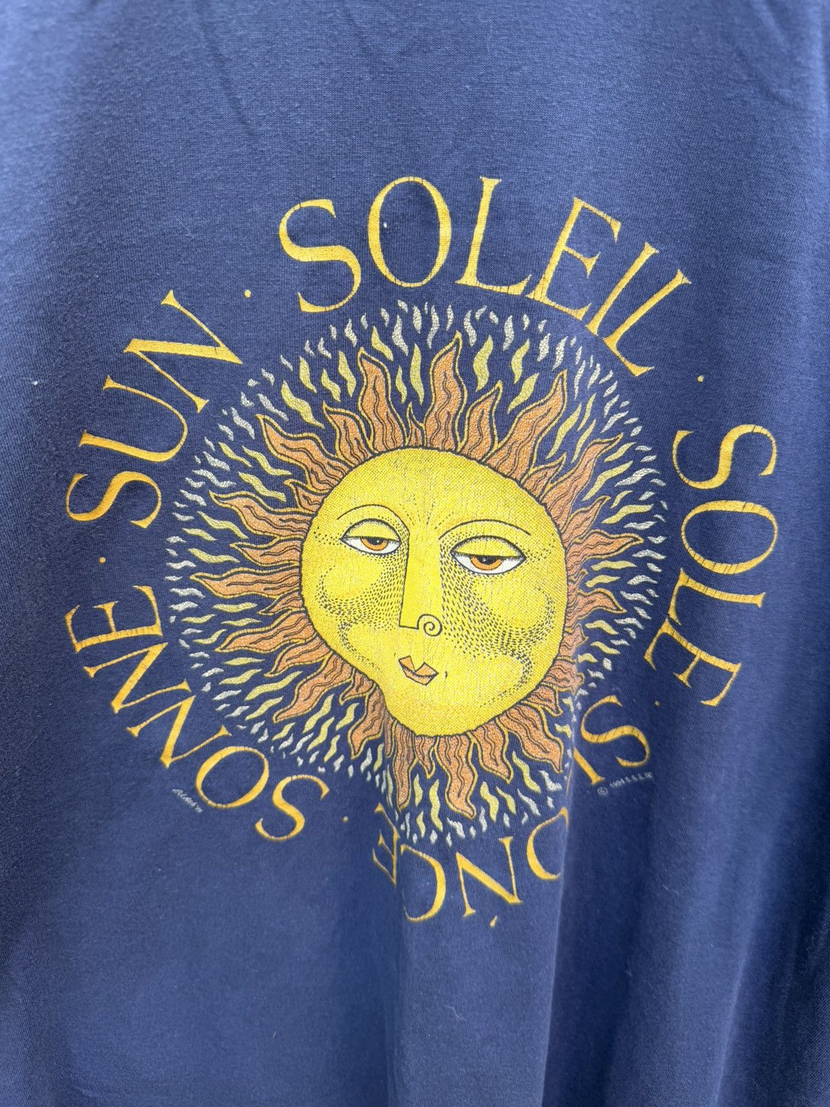Rap Tees Soleil Sole Slonce Sonne Sun VTG 94 Single Stitch 3XL Size US XXL / EU 58 / 5 - 2 Thumbnail