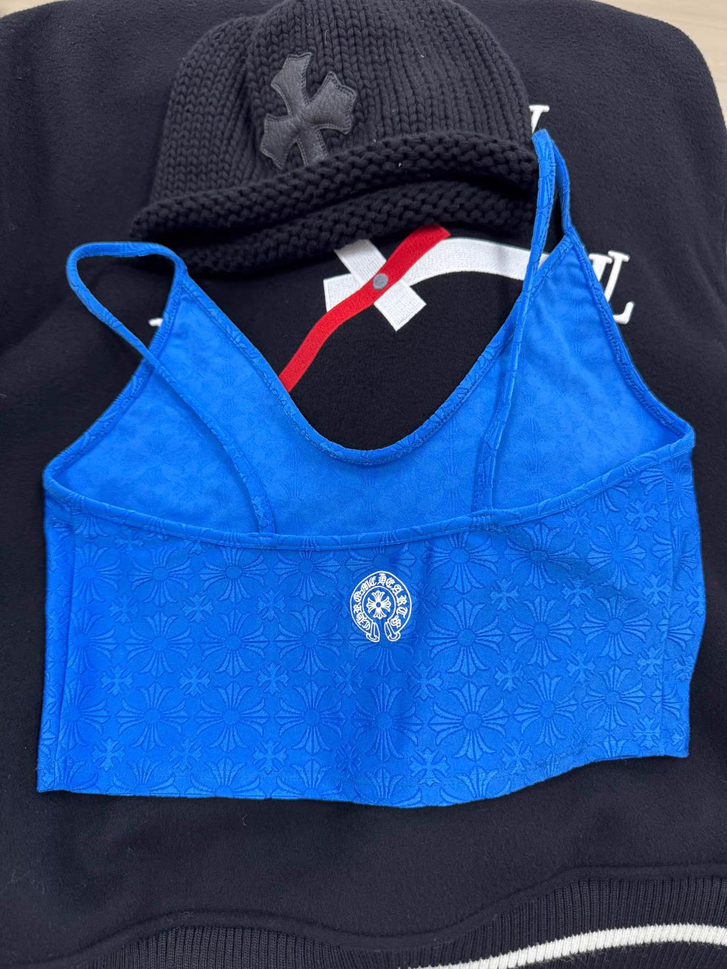 Chrome Hearts CHROME HEARTS Blue All-Over Hidden Print Camisole K2 Size L / US 10 / IT 46 - 2 Thumbnail