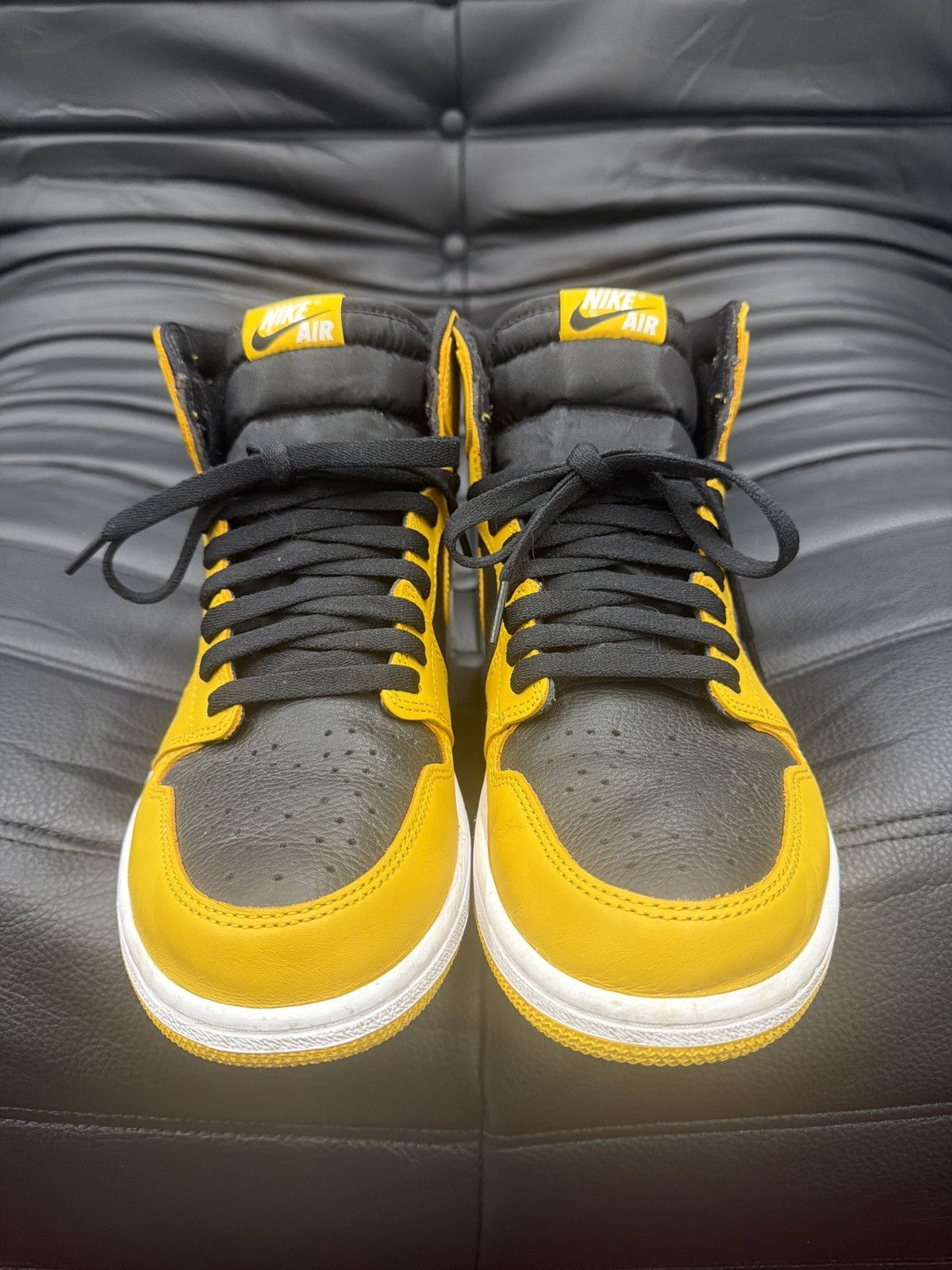 Jordan Brand Nike Air Jordan 1 Retro High OG Pollen Size 9.5 (555088-701) Size US 9.5 / EU 42-43 - 7 Thumbnail
