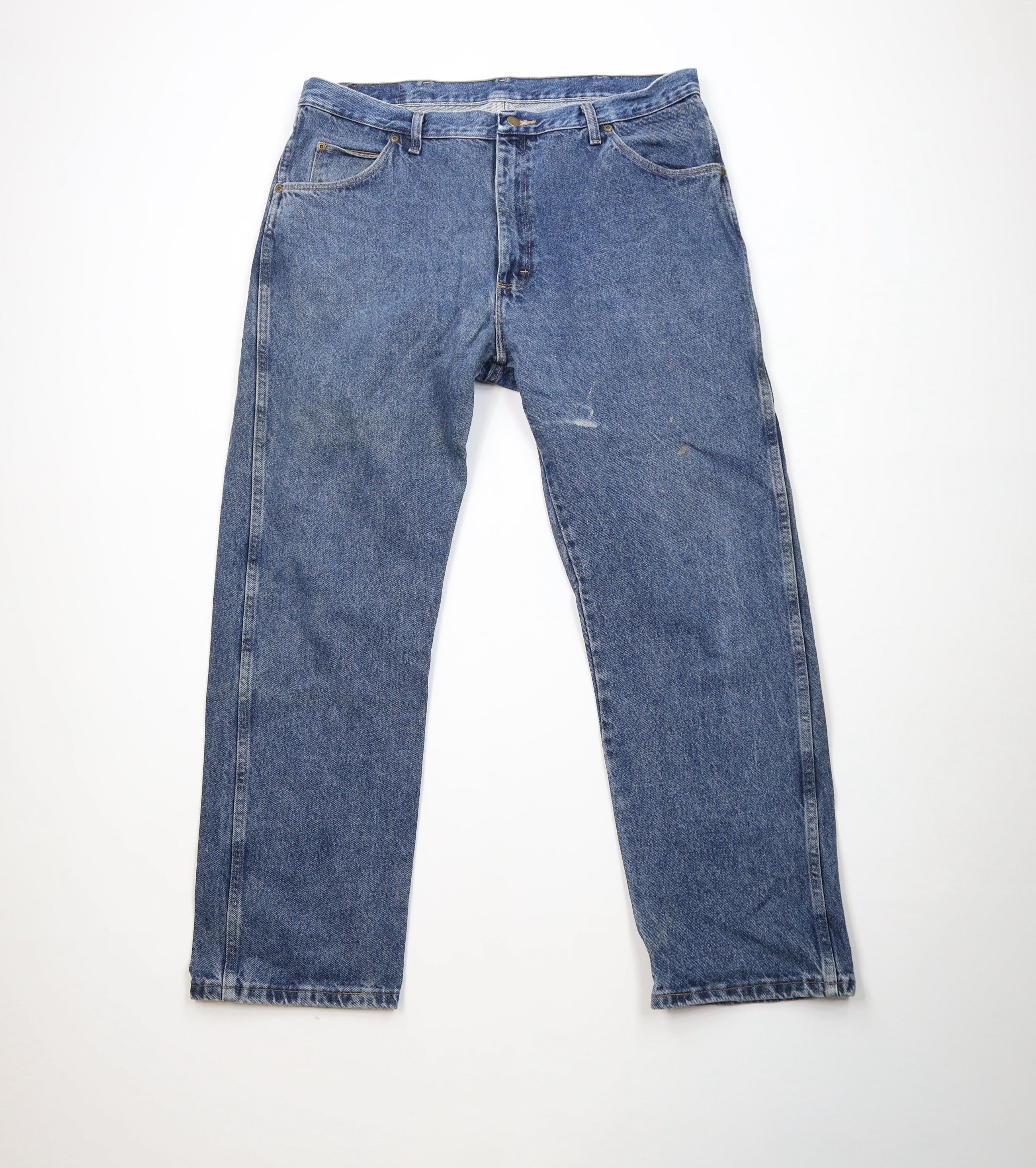 Wrangler Vintage Y2K Wrangler Wide Leg Bootcut Denim Jeans Blue Size US 40 / EU 56 - 1 Thumbnail