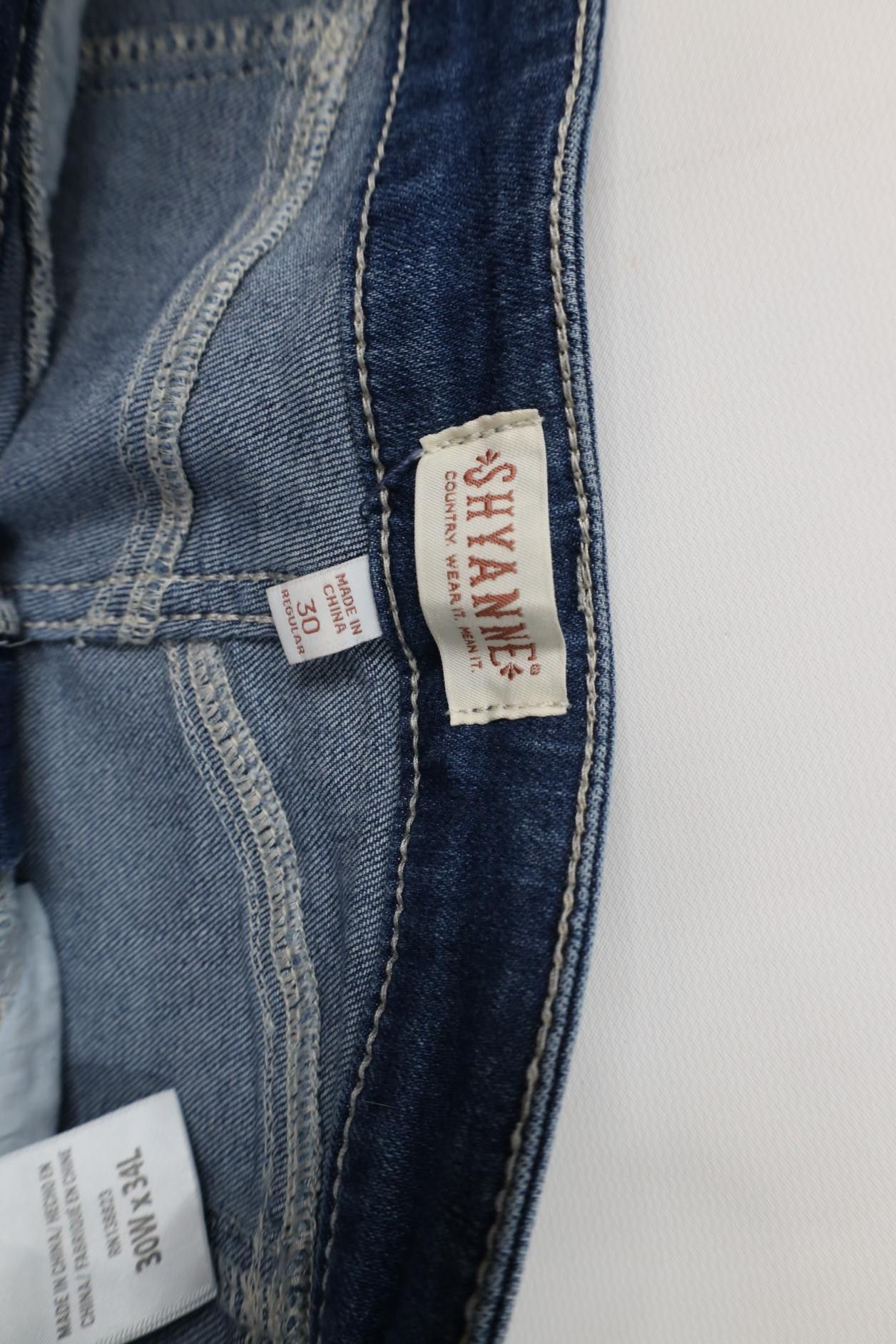 Vintage Vintage Y2K Western Babydoll Bell Bottoms Denim Jeans Blue Size 30" / US 8 / IT 44 - 9 Thumbnail