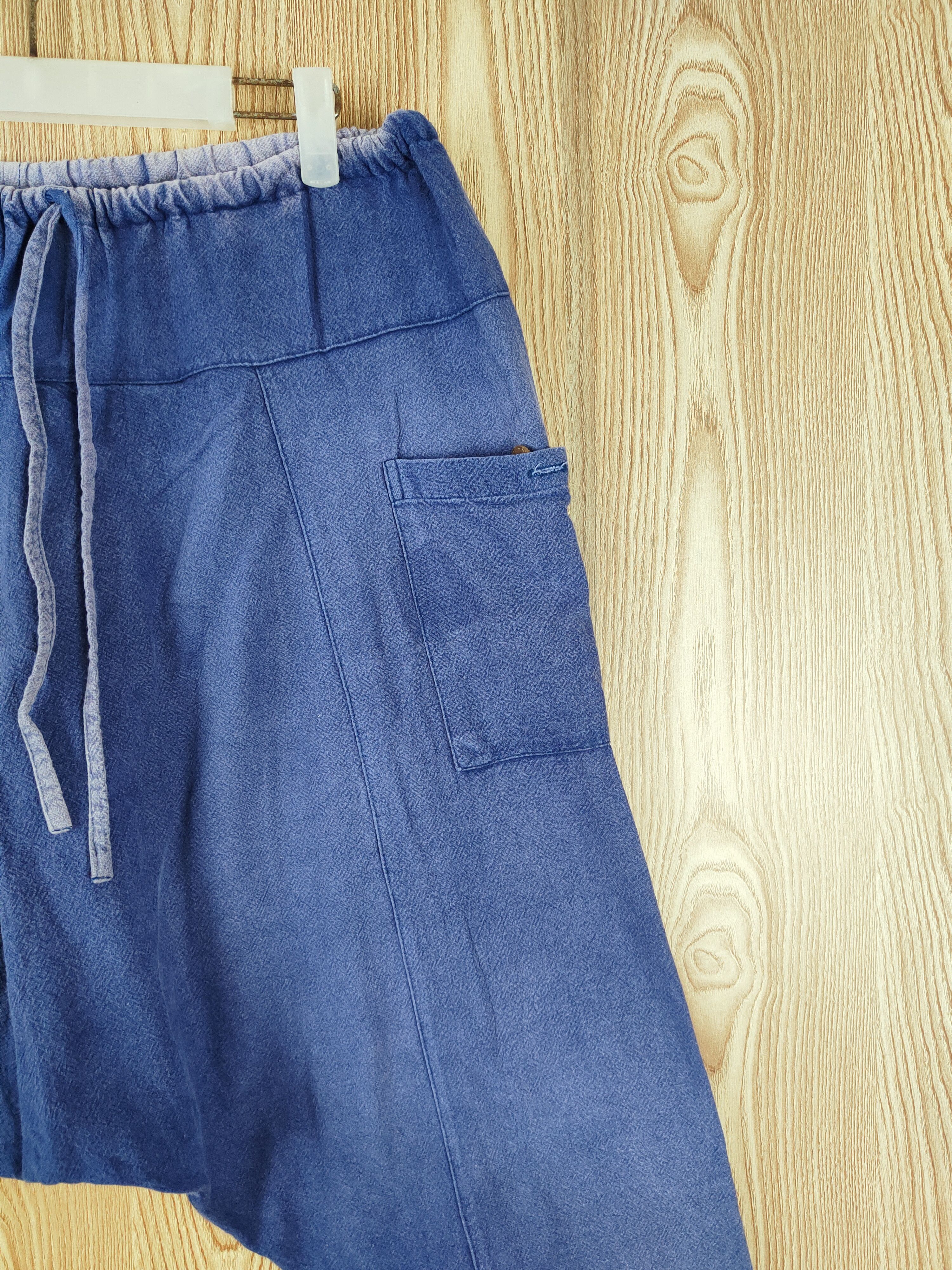 Japanese Brand × Vintage Vintage 💥 Pippaia Blue Faded Loose Baggy Pants Size US 26 / EU 42 - 5 Thumbnail