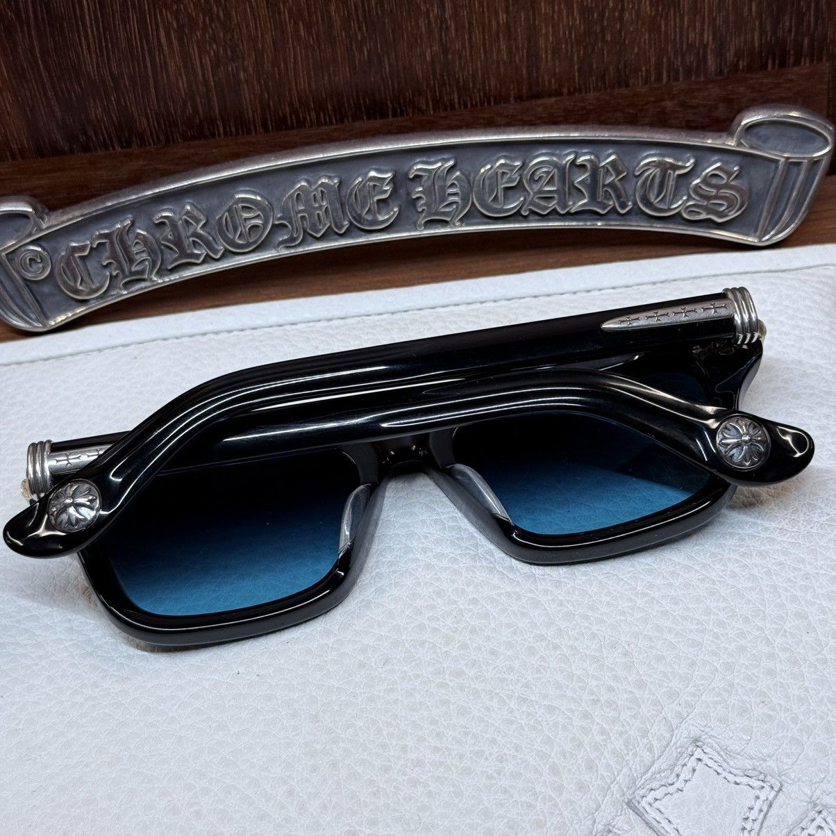 Chrome Hearts Chrome Hearts TRYPOLEAGAIN 1/1 Sunglasses Size ONE SIZE - 2 Thumbnail