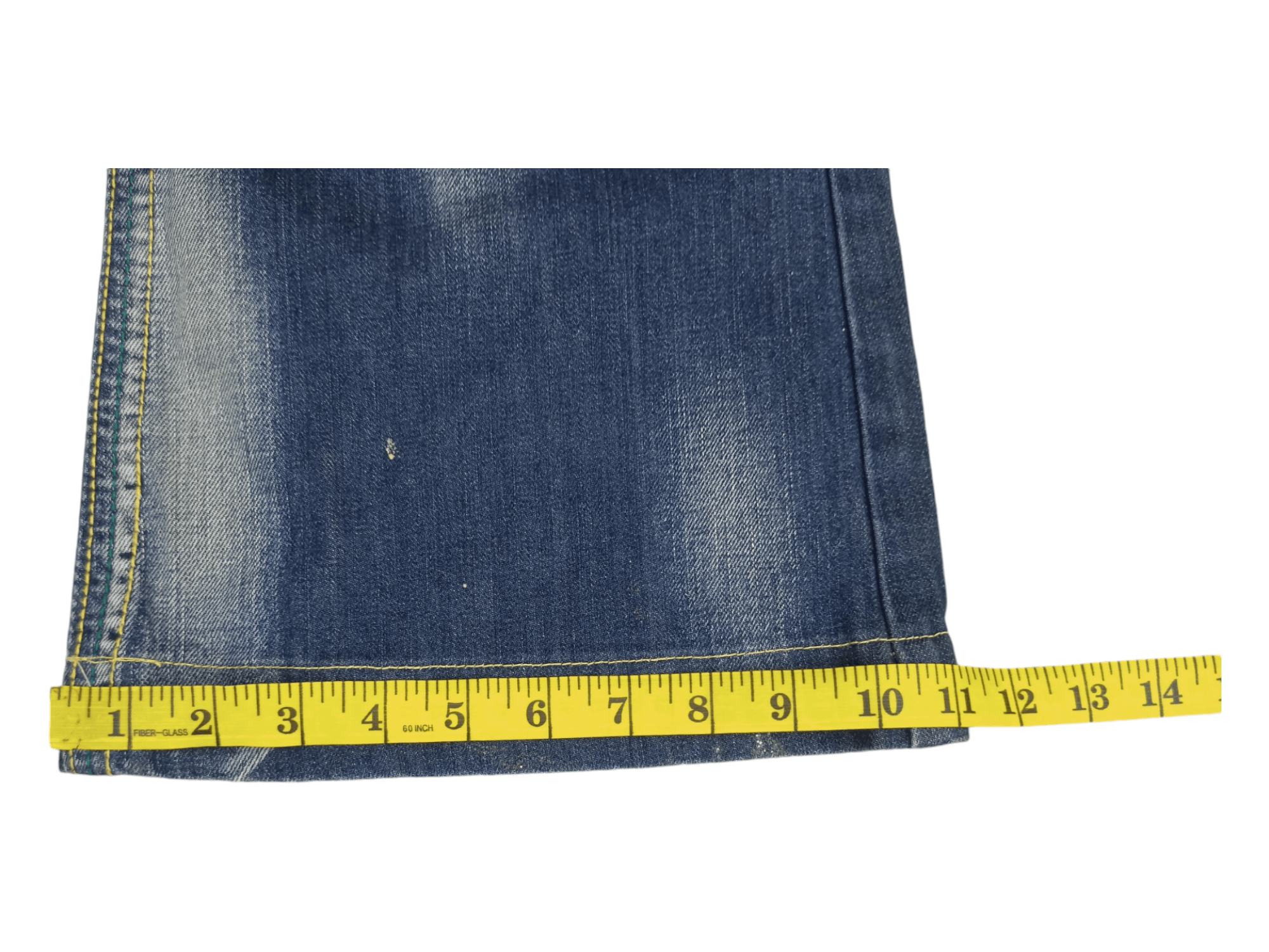 Japanese Brand Anna Kerry Low Rise Mud Max Super Flare Jeans Size US 27 - 20 Thumbnail