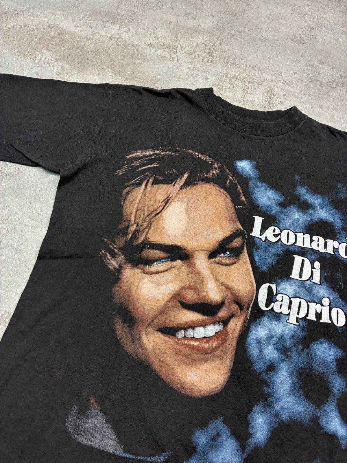 Other Vintage Leonardo DiCaprio Double Sided Black T Shirt S Size US S / EU 44-46 / 1 - 6 Thumbnail