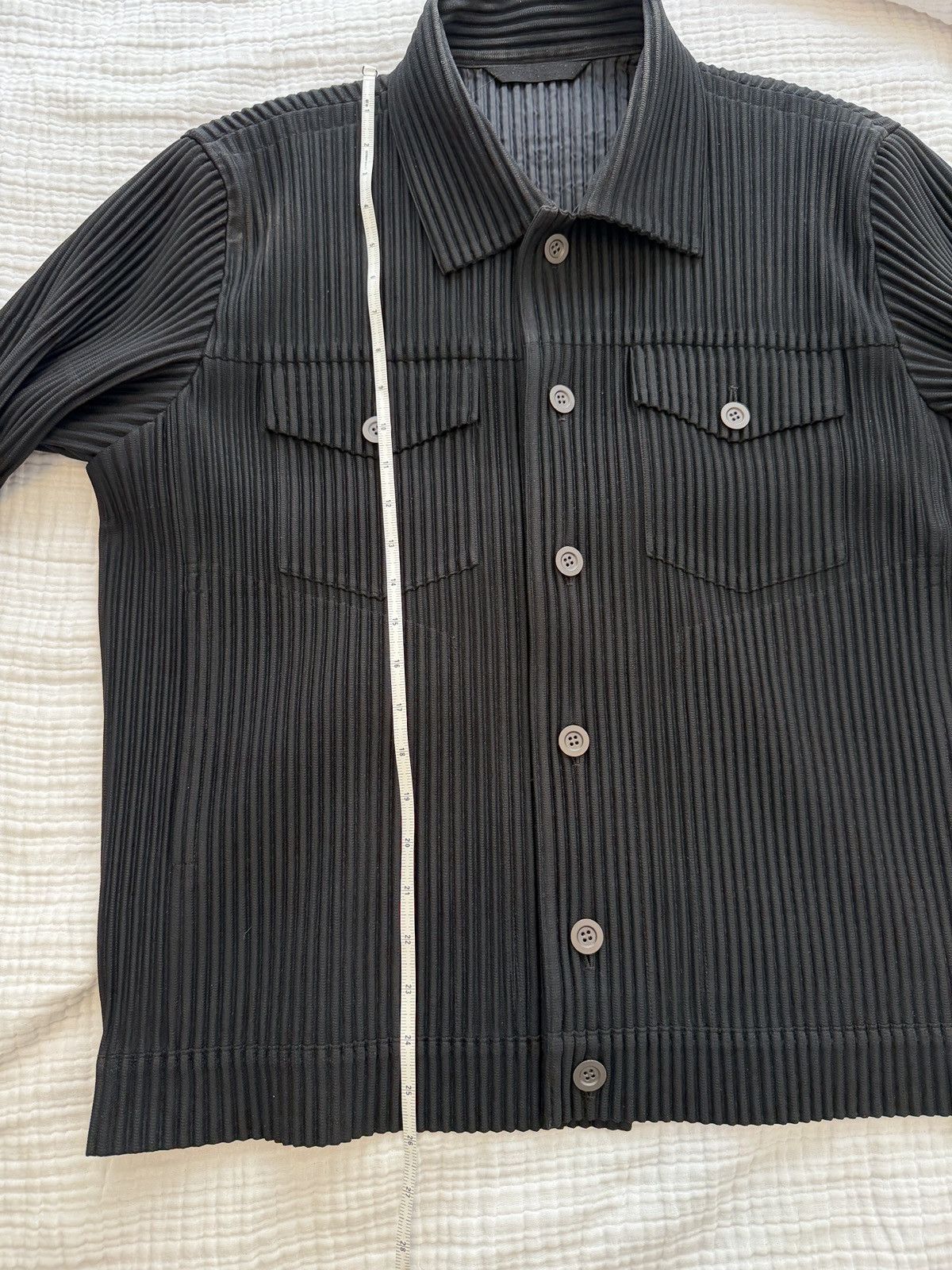 Homme Plisse Issey Miyake Pleated Trucker Jacket Size US L / EU 52-54 / 3 - 4 Thumbnail