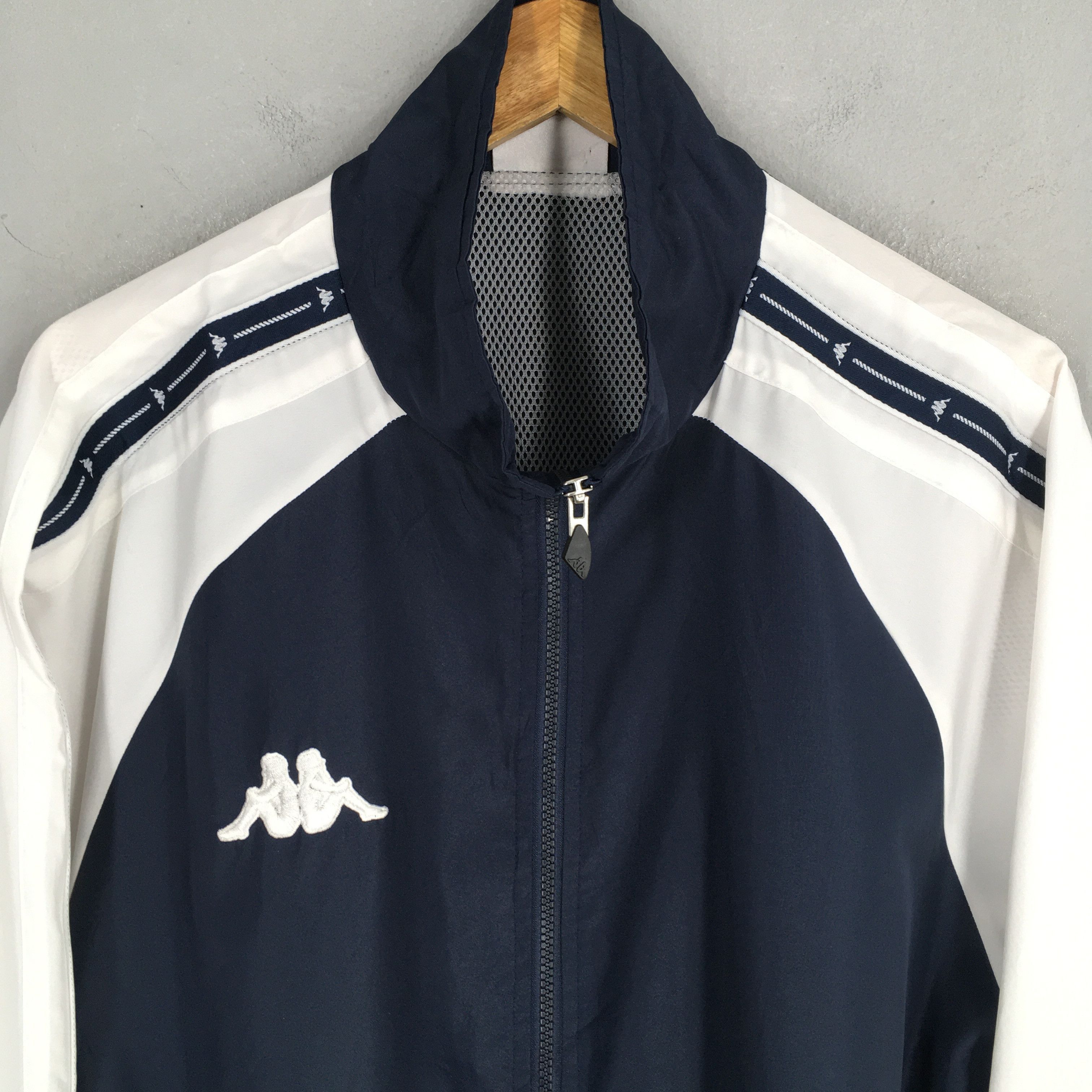Kappa Vintage Kappa Sport Italia Blue Jacket Windbreaker Large Size US L / EU 52-54 / 3 - 4 Thumbnail