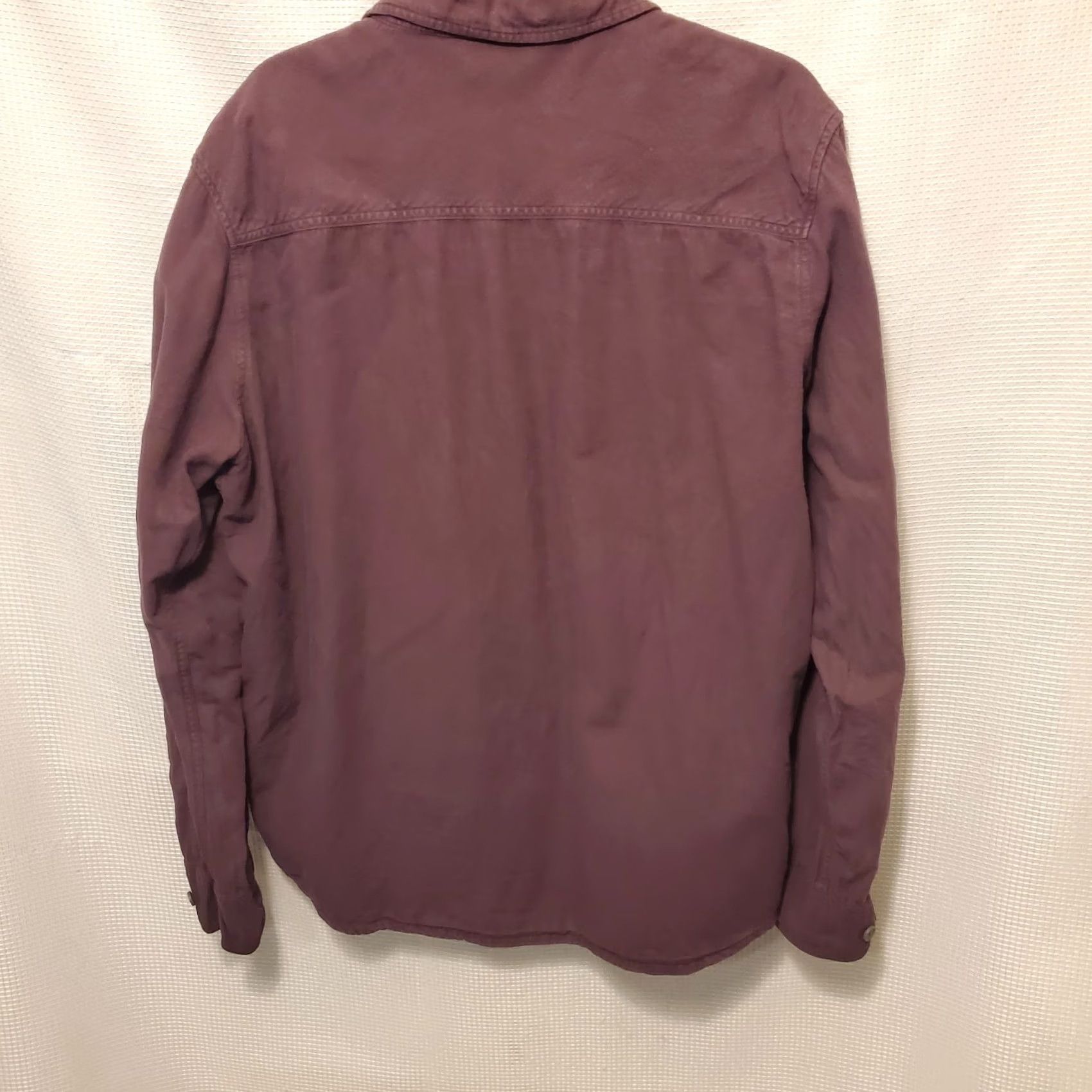 Vintage Stio Miter Flannel Shirt Mens XL Purple Brushed Organic Cotton Button Up Size US XL / EU 56 / 4 - 4 Thumbnail