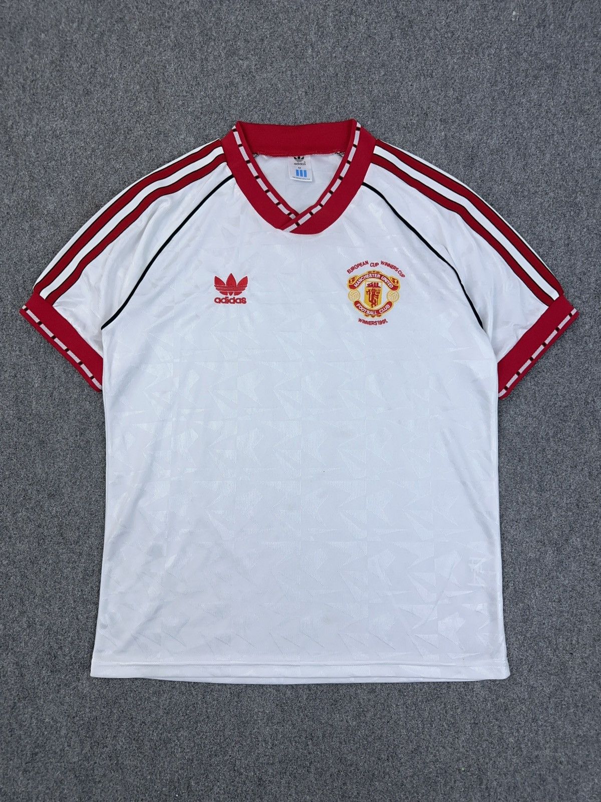 Adidas Vintage 1990/91 Manchester United Reproduction Jersey T0020 Size US M / EU 48-50 / 2 - 1 Thumbnail