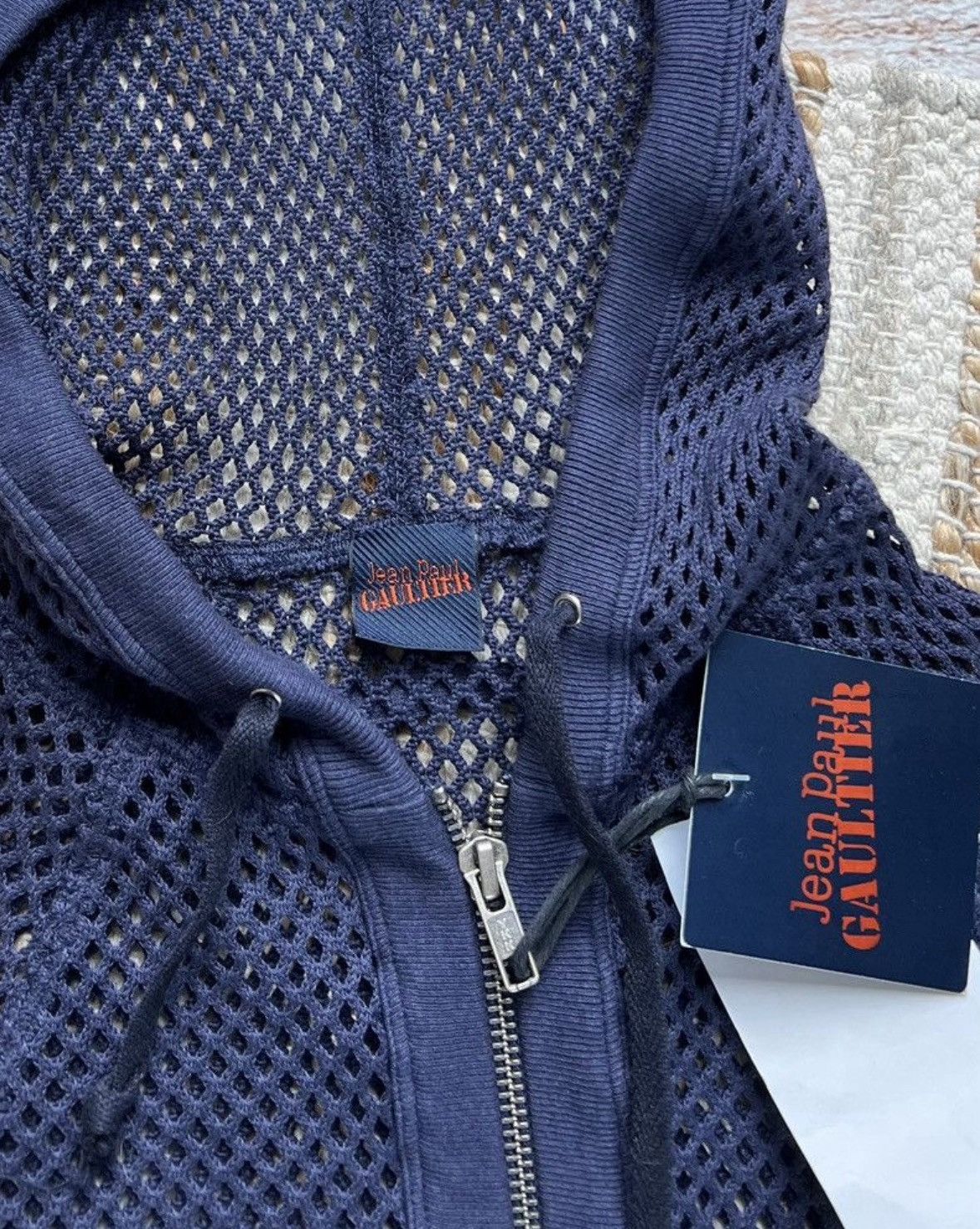 Jean Paul Gaultier Jean Paul Gaultier vintage cropped mesh hoodie Size S / US 4 / IT 40 - 12 Thumbnail
