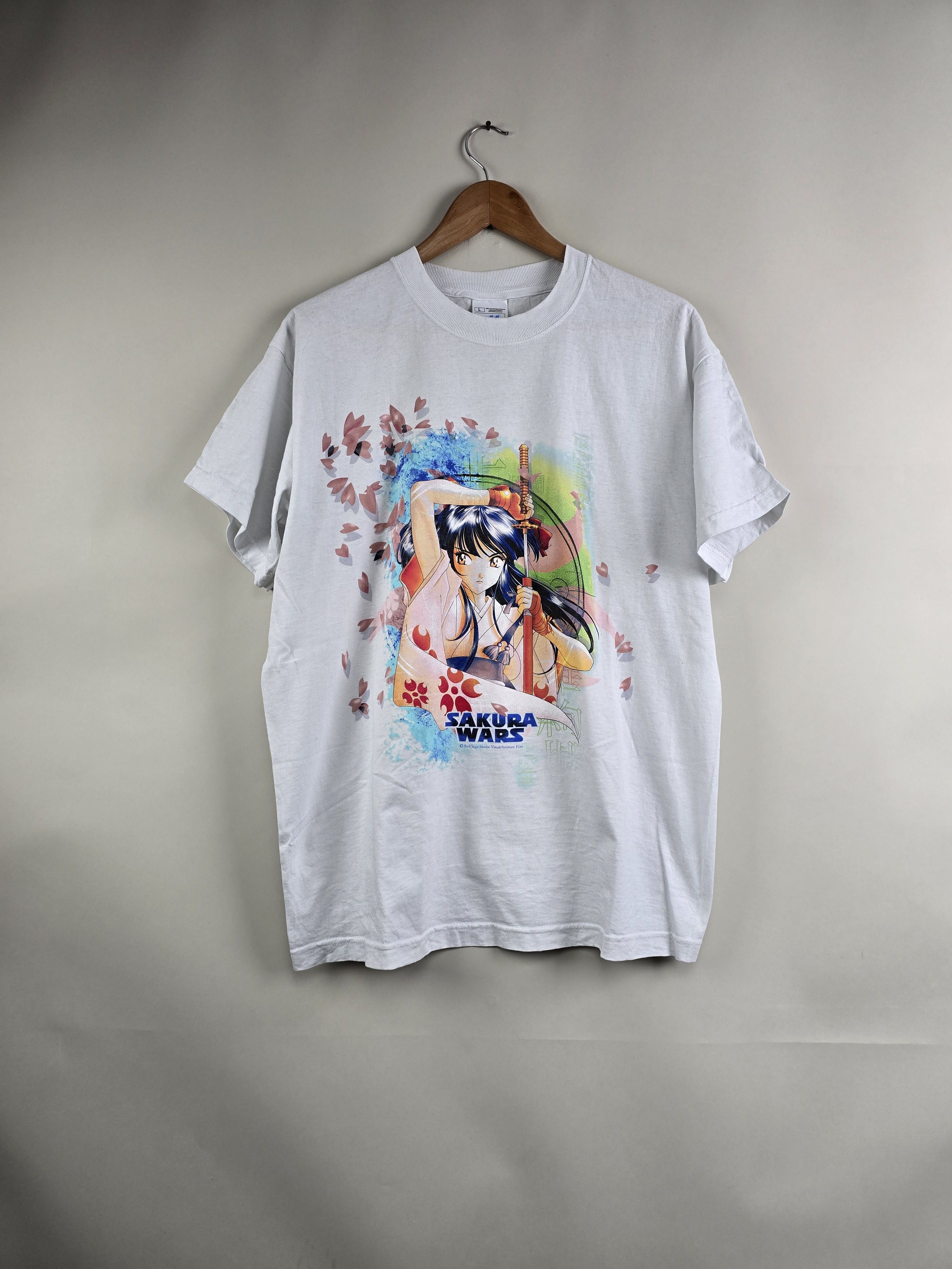 2000 Sakura Wars Anime tee L 22 28.5