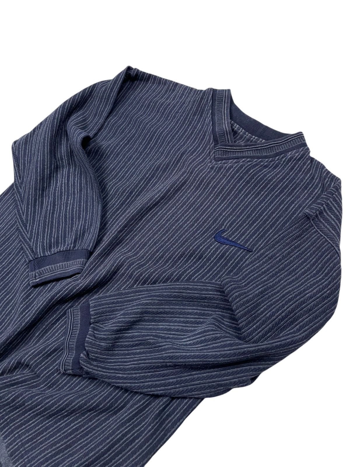 Nike Vintage y2k Nike Striped Long Sleeve Bootleg Size US M / EU 48-50 / 2 - 2 Thumbnail