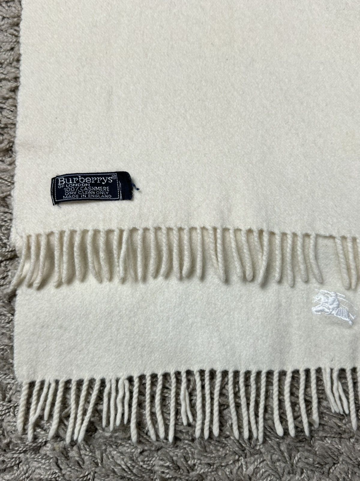 Burberry Vintage cashmere scarf Burberry’s 90s original luxury item Size ONE SIZE - 2 Thumbnail