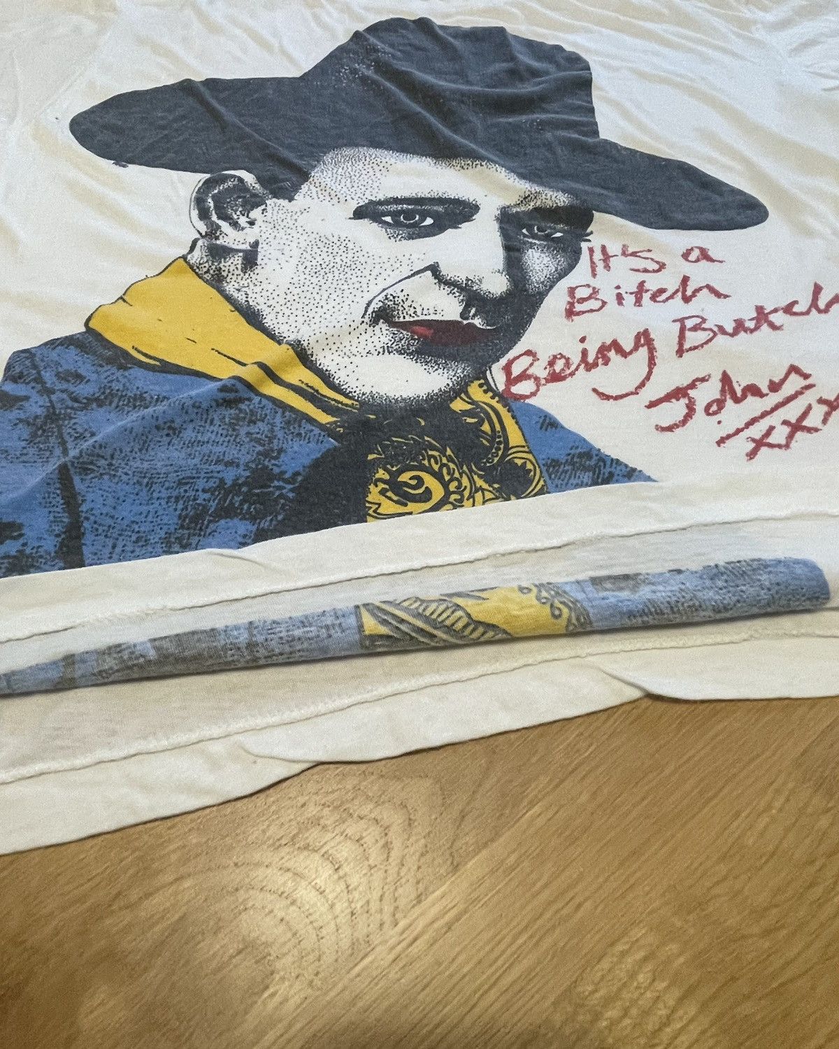 Vintage 80s john Wayne European son design fifth column movie punk Size US L / EU 52-54 / 3 - 3 Thumbnail