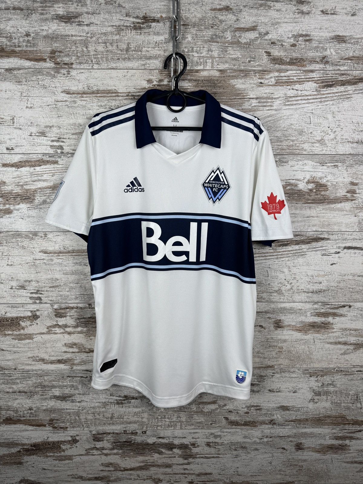 Adidas Mens Vintage Vancouver Whitecaps FC Mc Donough T-Shirt tee Size US M / EU 48-50 / 2 - 3 Thumbnail