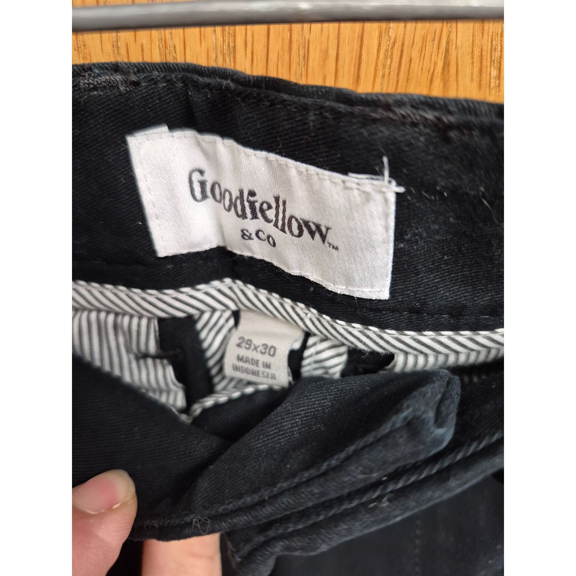 Other Goodfellow & Co Mens Hennepin Chino Pants 29x30 Slim Fit Bla Size US 29 - 3 Thumbnail