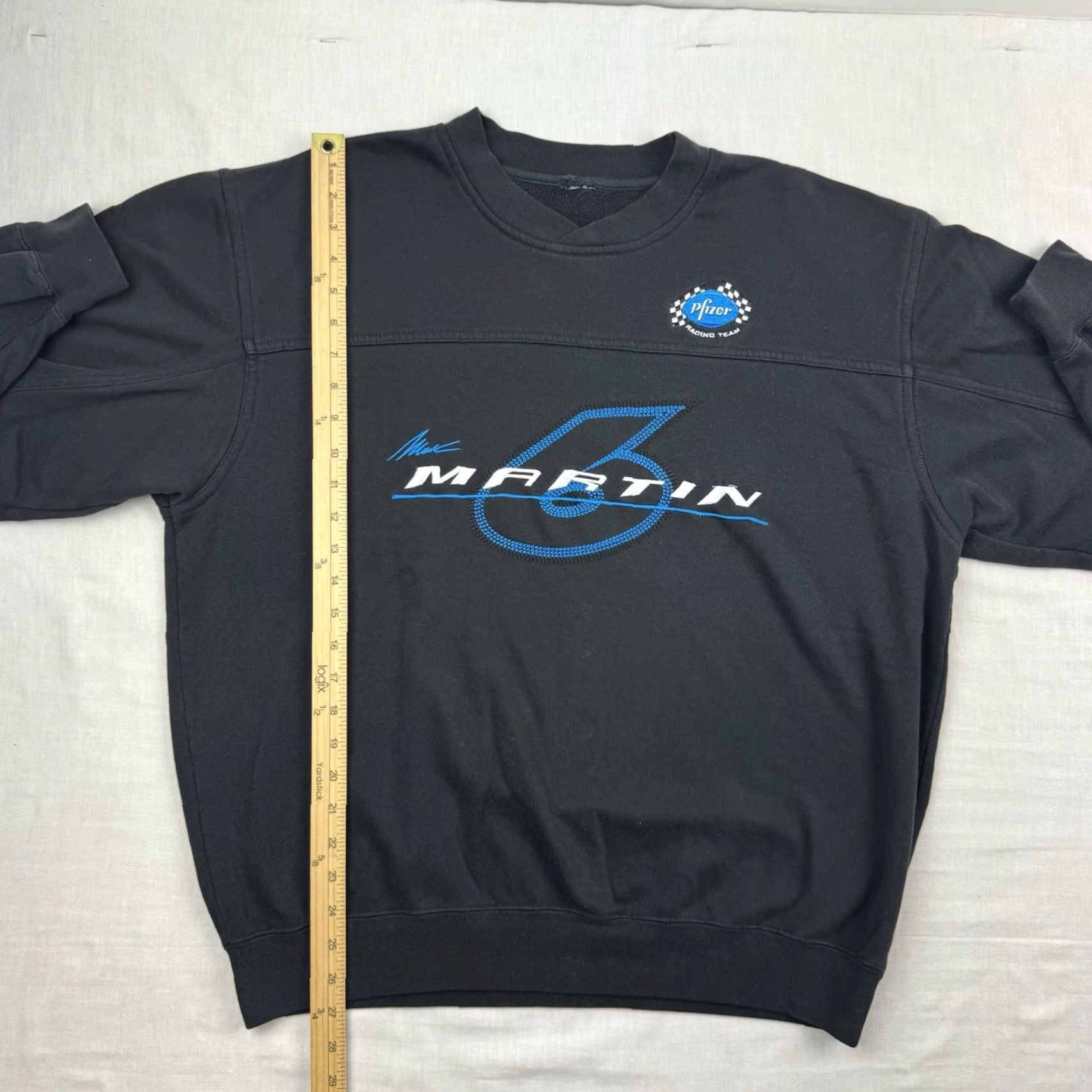 Chase Authentics VINTAGE Chase Authentics Sweatshirt Adult Large Black NASCAR Racing Crewneck 90s Mens Size US L / EU 52-54 / 3 - 7 Thumbnail