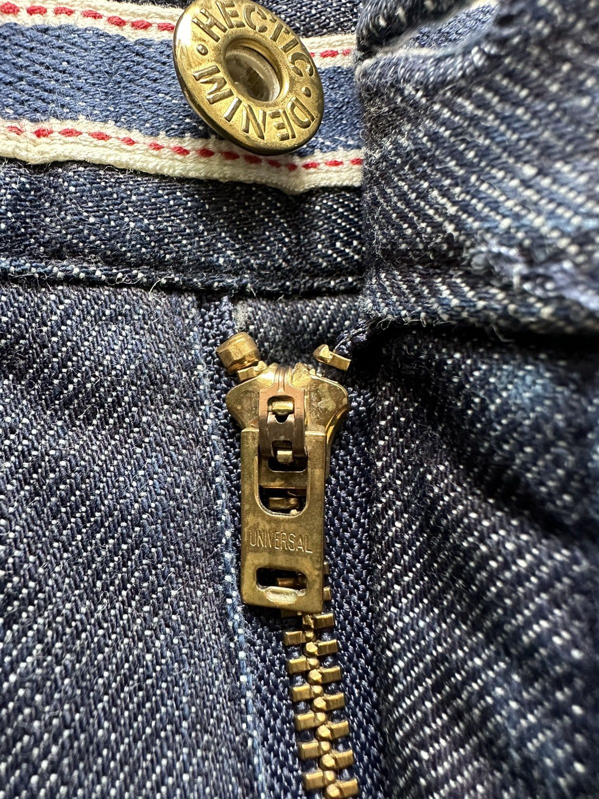 realmad HECTIC 1998 Hec by Hectic Indigo denim jeans Size US 31 - 12 Thumbnail