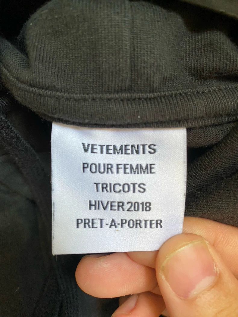 Vetements Vetements Antwerp deconstructed print T-shirt hoodie Size US XS / EU 42 / 0 - 5 Thumbnail