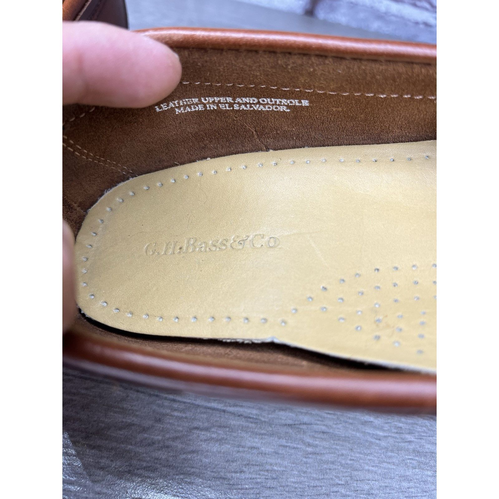 Bass GH BASS Jackie Brown Leather Kiltie Tasseled Slip-On Loafers Size US 7.5 / IT 37.5 - 7 Thumbnail