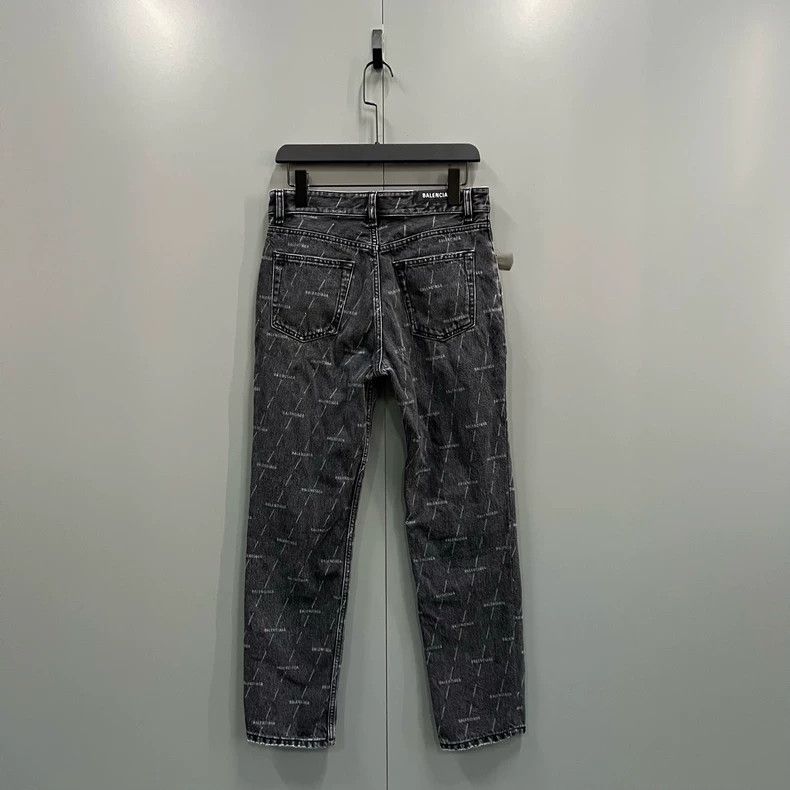 Balenciaga Balenciaga size 25 Black washed barrage logo jeans Size 25" / US 0 / IT 36 - 2 Thumbnail