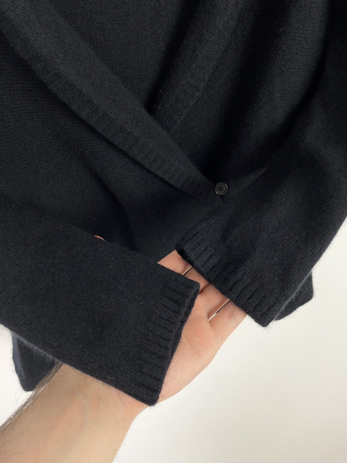 Max Mara Max Mara Cashmere Blend 3/4 Sleeve Shawl Collar Cardigan Size M / US 6-8 / IT 42-44 - 6 Thumbnail