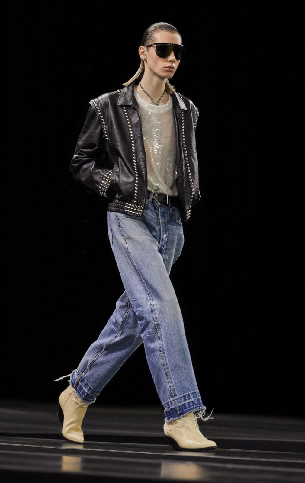 Celine × Hedi Slimane 「LIMITED TIME」CELINE “FW22 STUDDED LEATHER BLOUSON” Size US S / EU 44-46 / 1 - 10 Thumbnail
