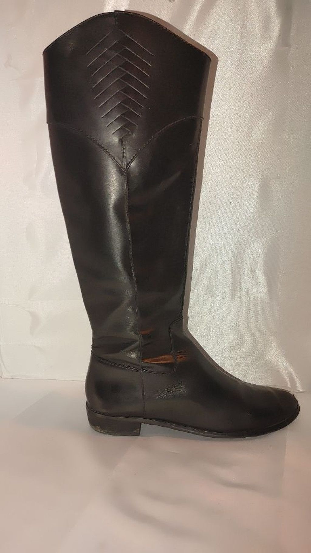Elie Tahari Tahari Rupert Leather Riding Boots Size 10M Size US 10 / IT 40 - 2 Thumbnail