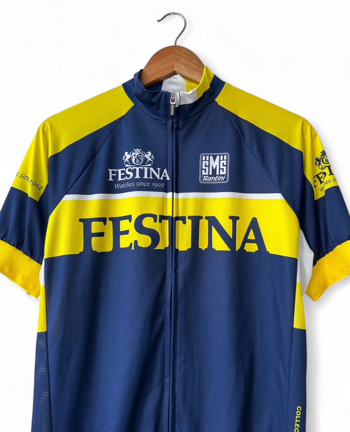 Vintage Festina Watches Pro Cycling Team Shirt SMS Santini Size XL Size US XL / EU 56 / 4 - 3 Thumbnail