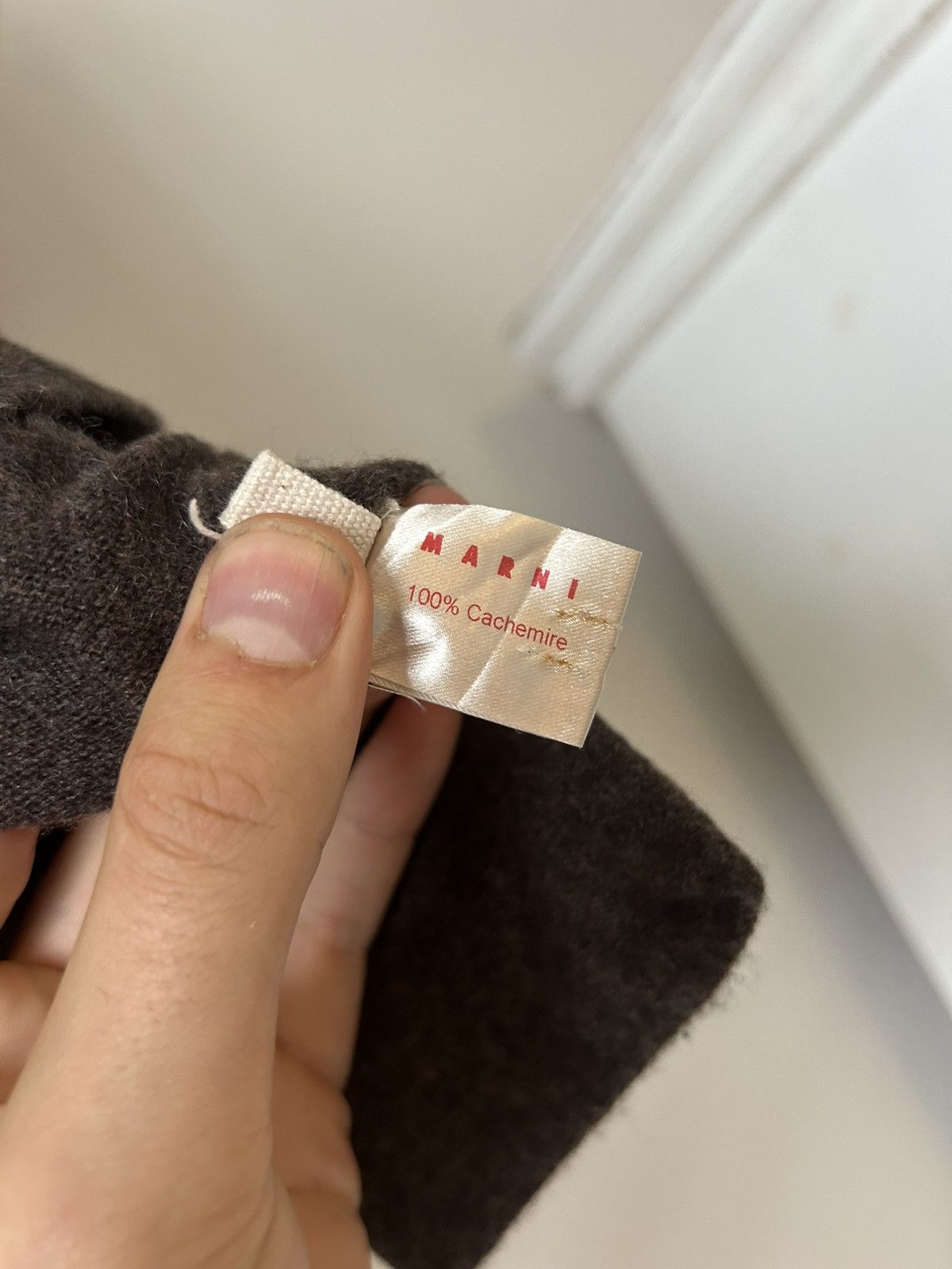 Marni Brown 100% Cashmere Sweater with Front Pockets - Size 44 Size M / US 6-8 / IT 42-44 - 12 Thumbnail