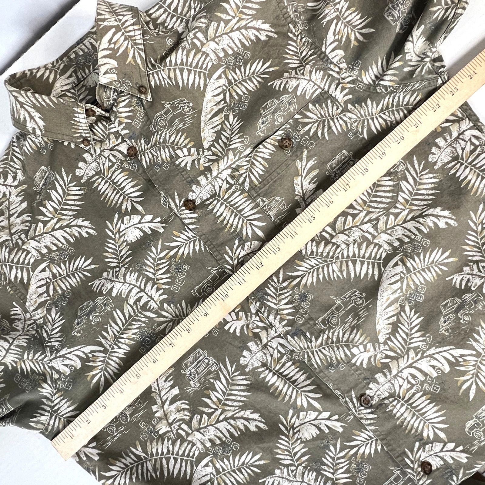 Woolrich Woolen Mills Woolrich Fieldstone Jeep Mens Vtg Tropical Shirt size Medium Size US M / EU 48-50 / 2 - 11 Thumbnail
