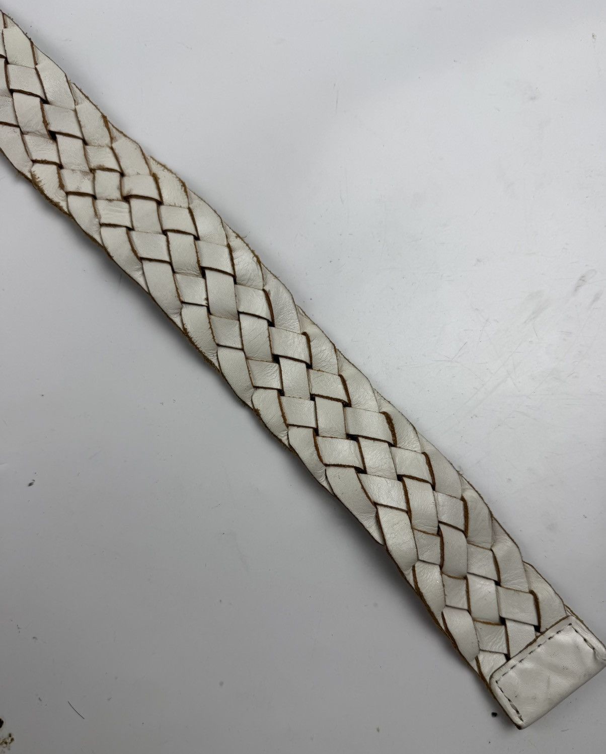 Japanese Brand nice design leather belt tc52 Size 36 - 6 Thumbnail