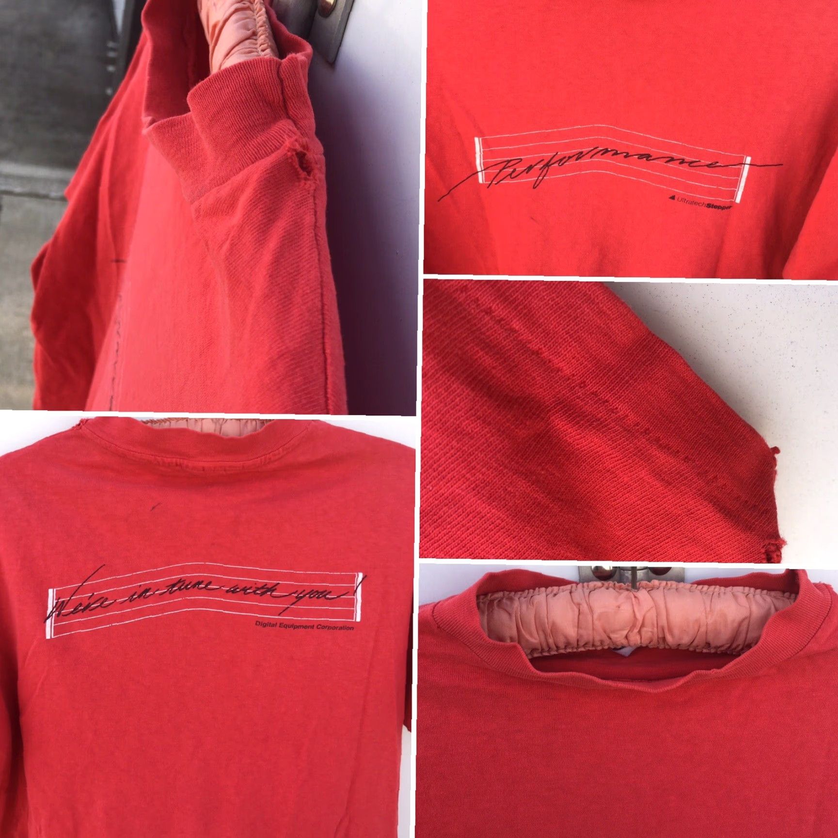 Hanes Performance Ultratech Stepper Hanes L Men Red 1980s Digital Equipment Corporation Tee Size US L / EU 52-54 / 3 - 7 Thumbnail