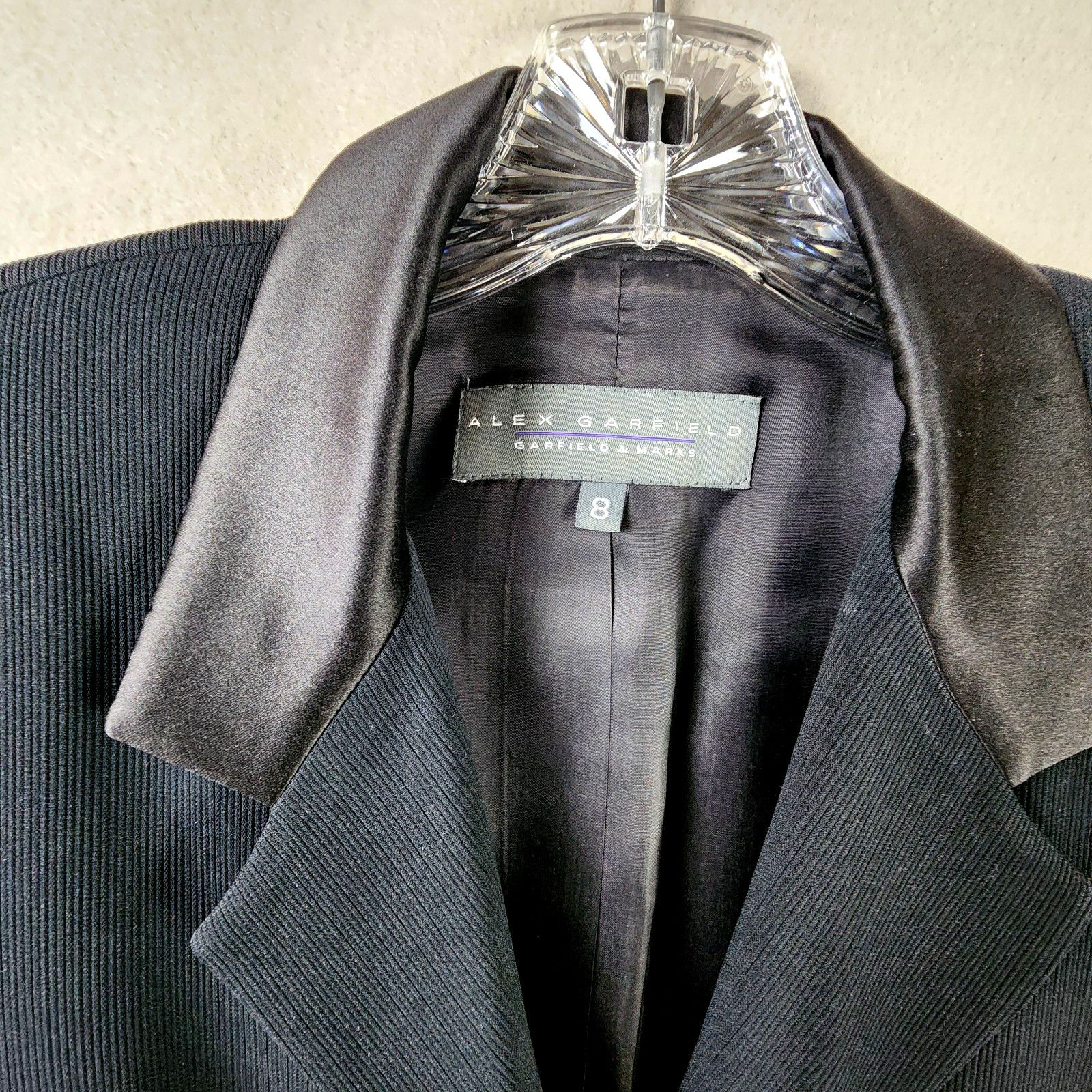 Other Garfield & Marx Buttoned Jacket Women's Sz 8 Black Corduroy Size M / US 6-8 / IT 42-44 - 9 Thumbnail